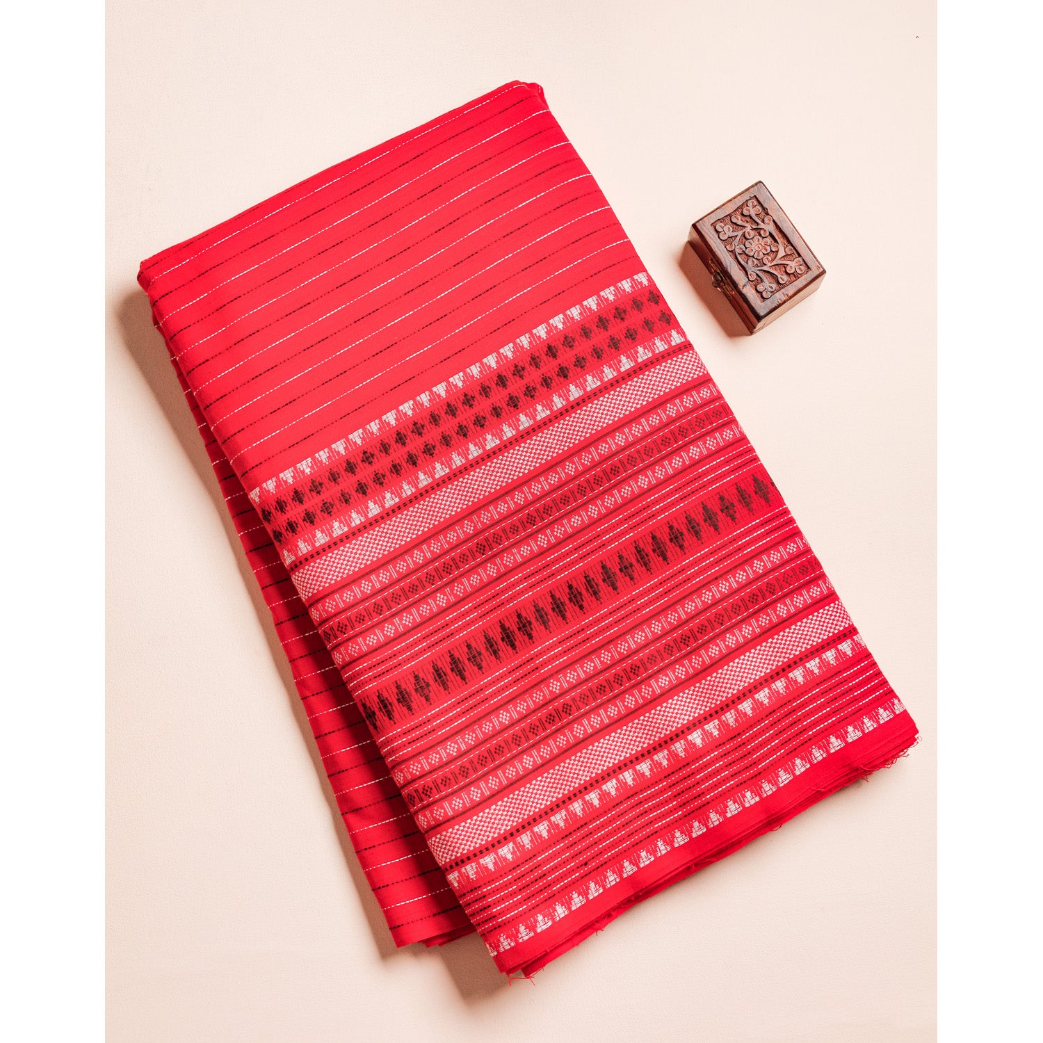 COTTON HANDLOOM BORDER FABRIC