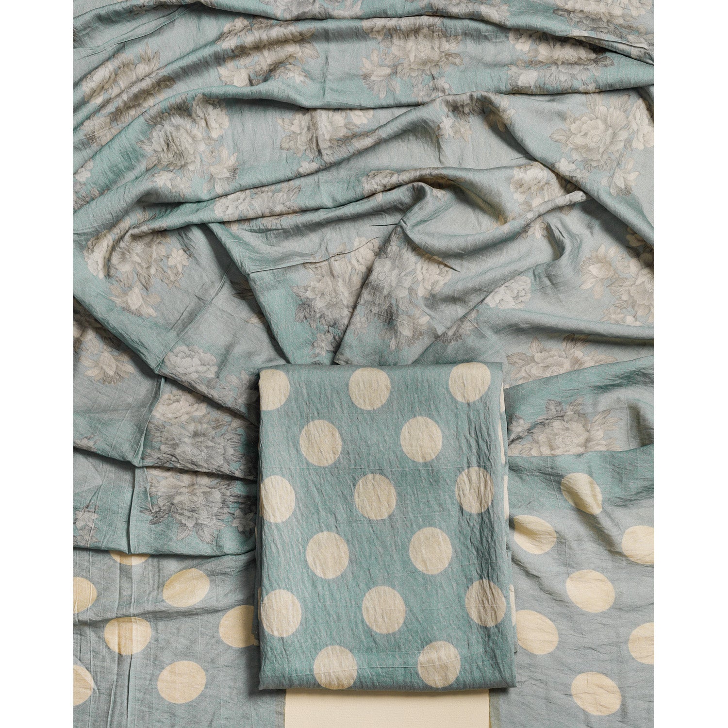 MOGRA CHANDERI 2 PIECE SET