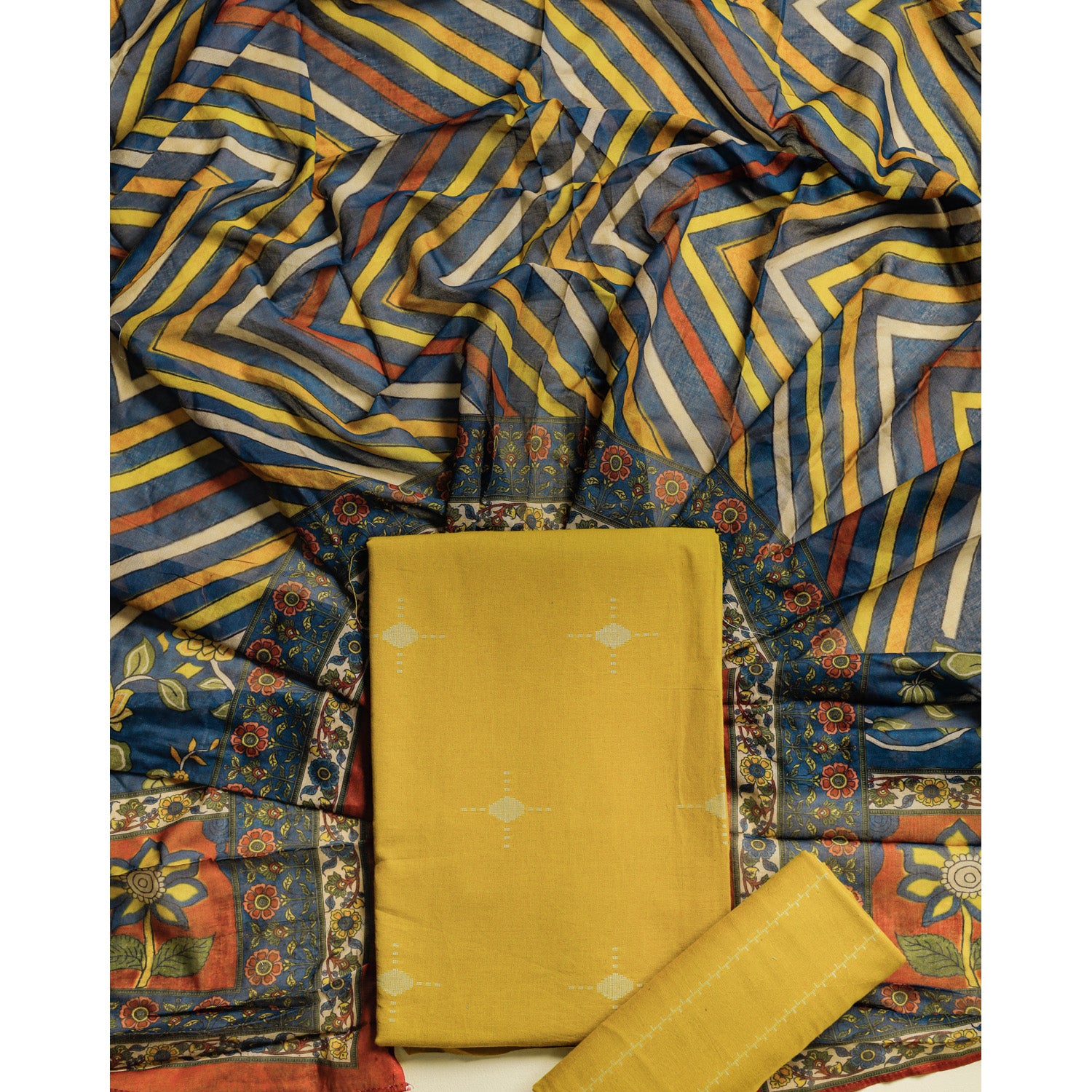 PURE COTTON WOVEN SUIT SET