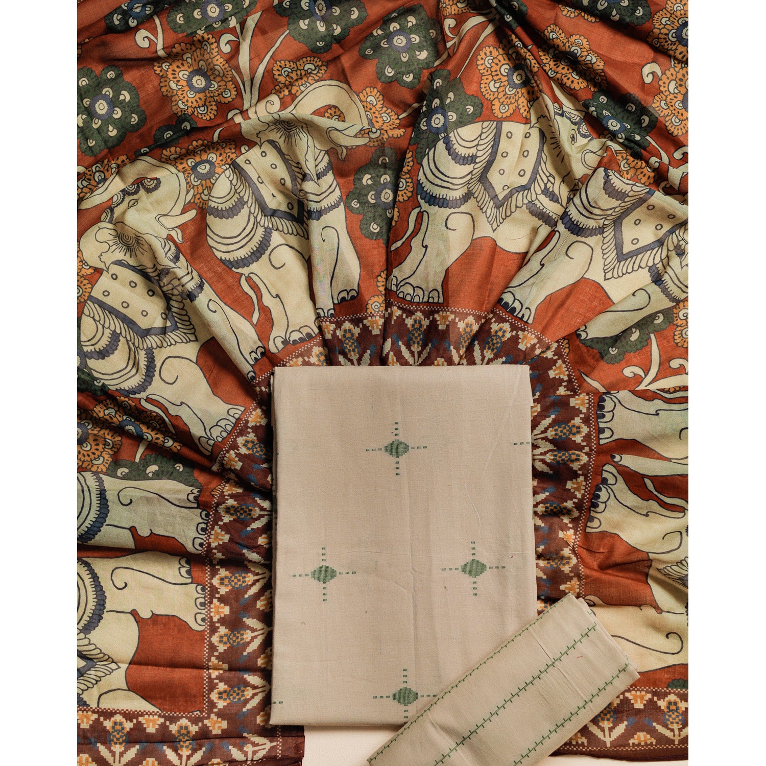 PURE COTTON WOVEN SUIT SET