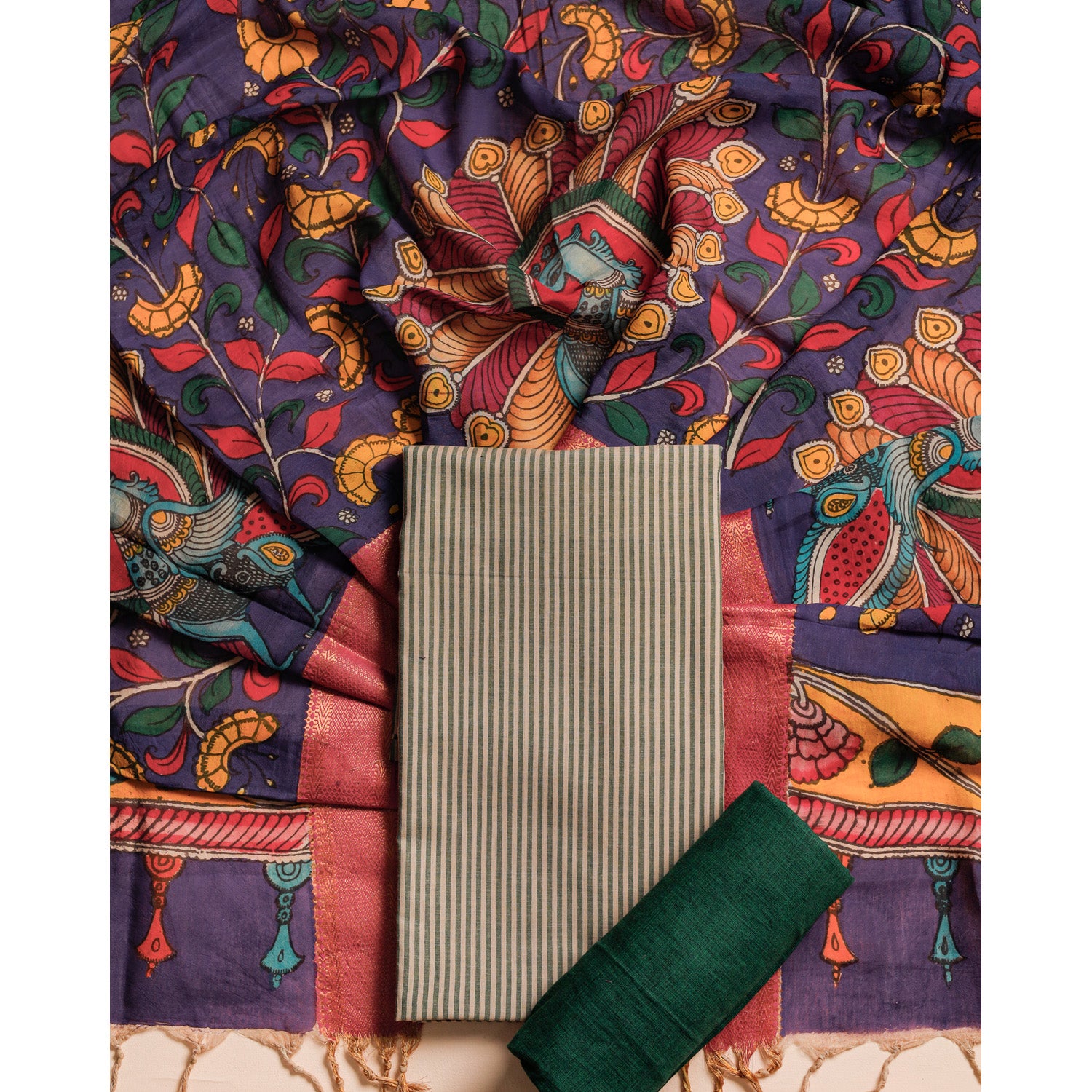 PURE COTTON WOVEN SUIT SET