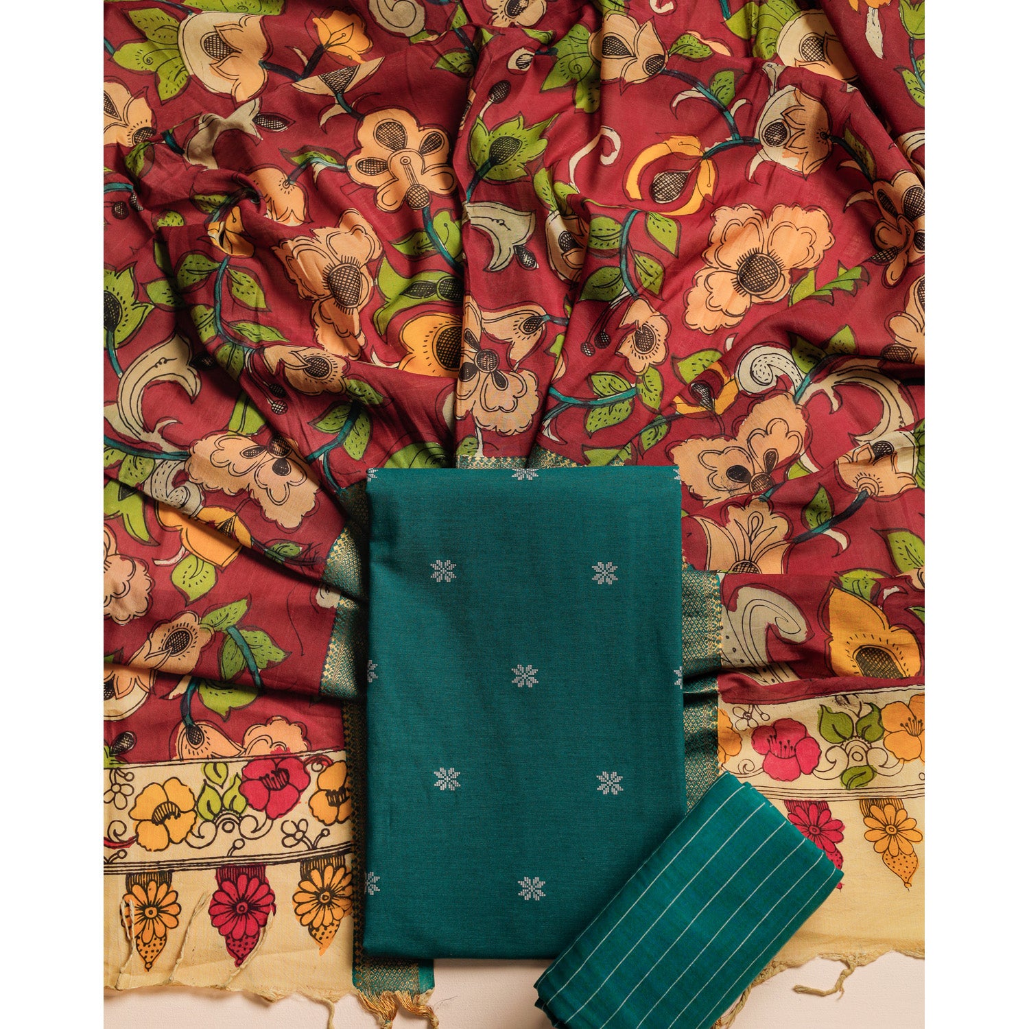 PURE COTTON WOVEN SUIT SET