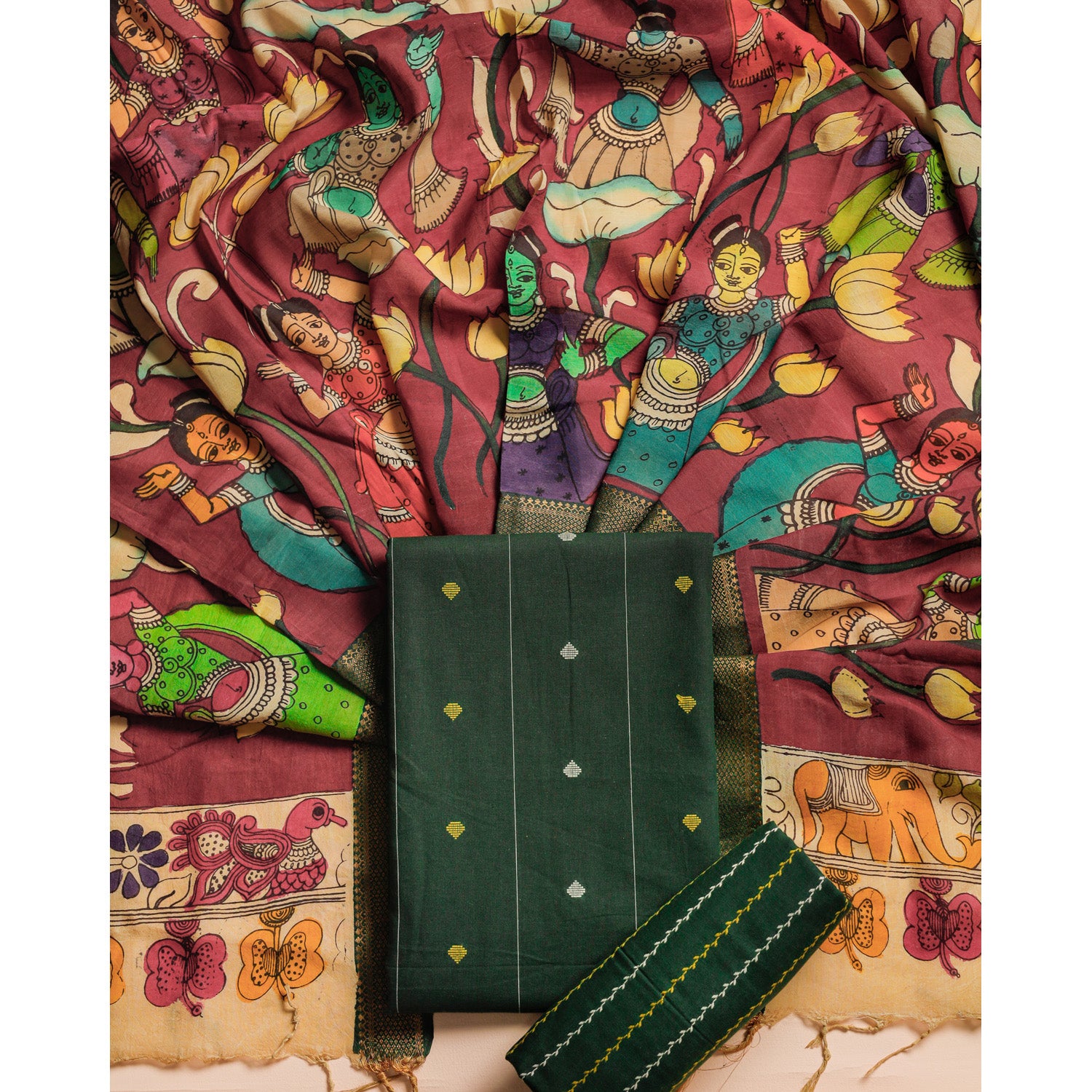 PURE COTTON WOVEN SUIT SET