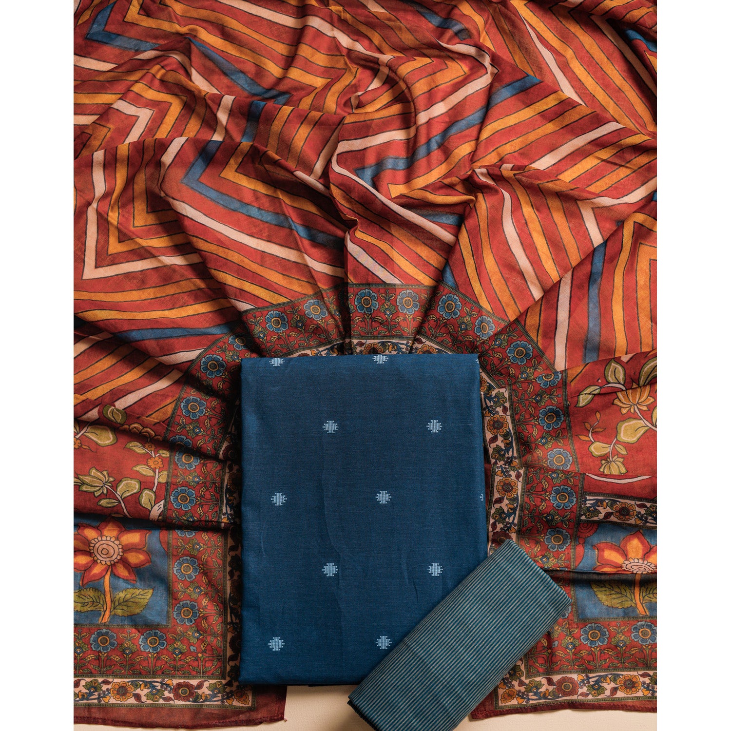 PURE COTTON WOVEN SUIT SET