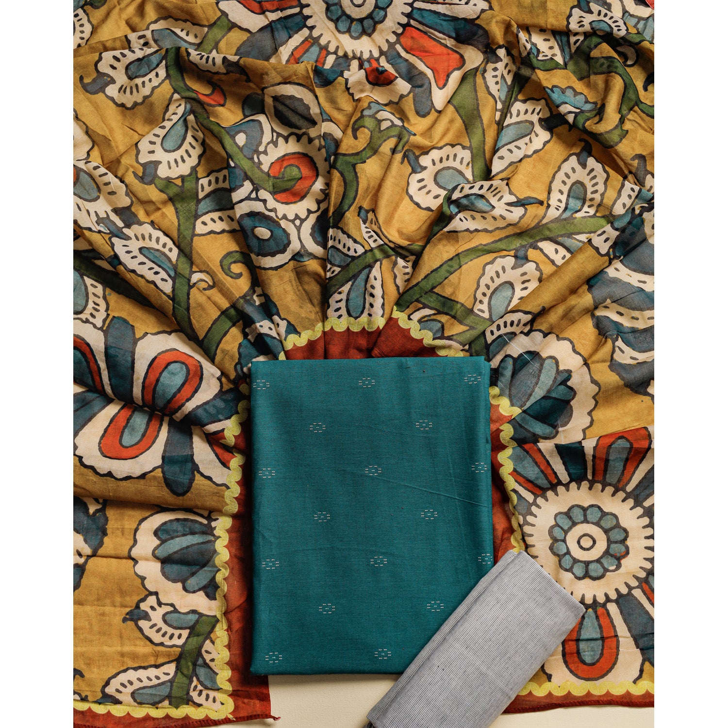 PURE COTTON WOVEN SUIT SET
