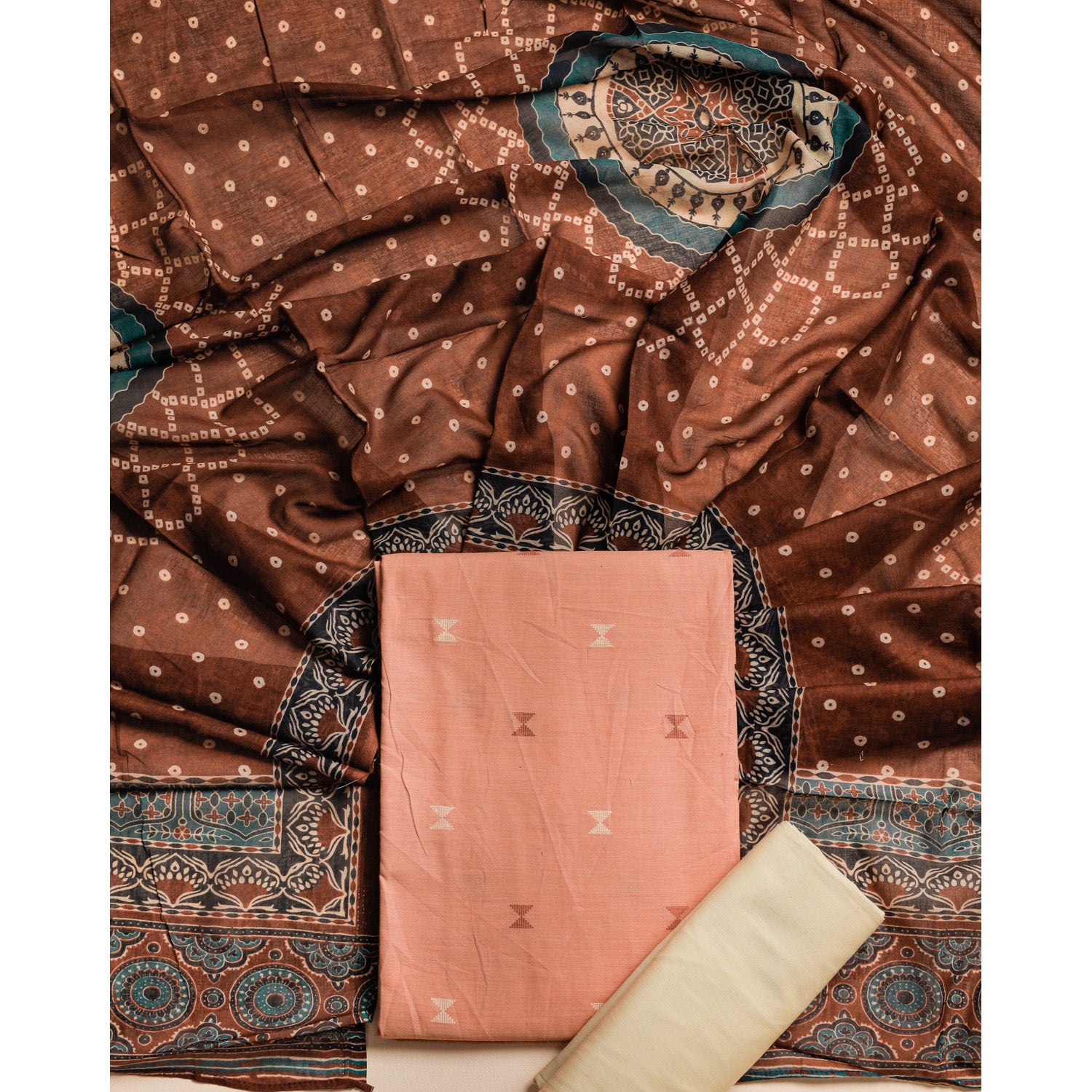 PURE COTTON WOVEN SUIT SET