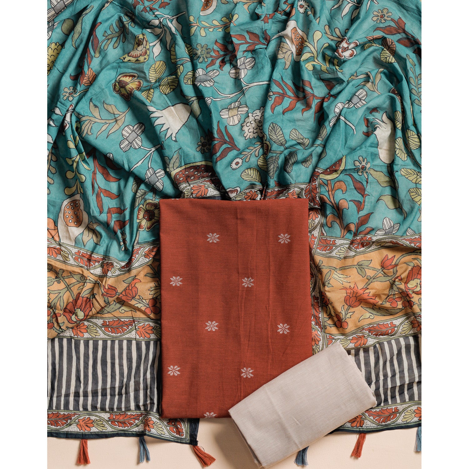COTTON HANDLOOM SUIT SET