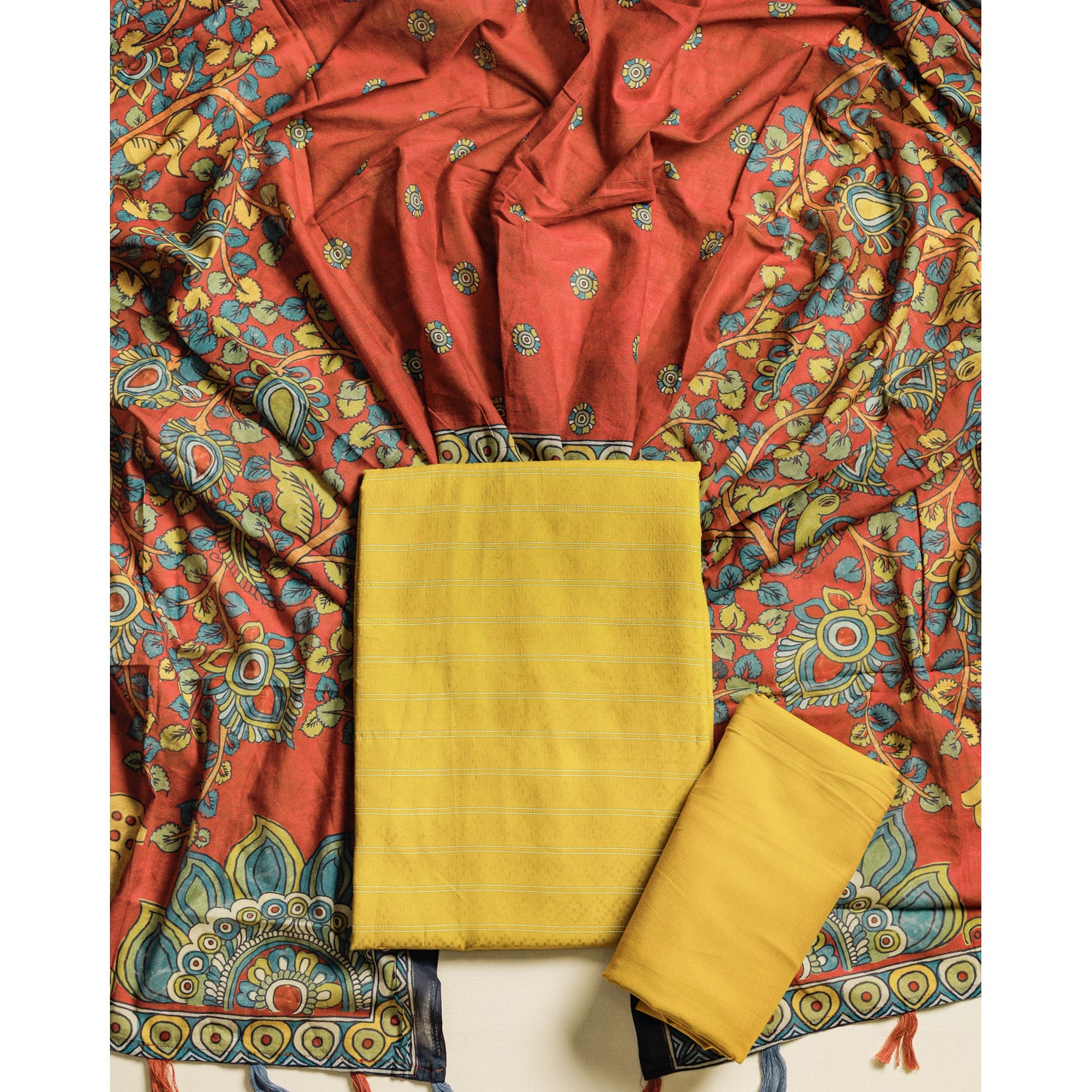 COTTON HANDLOOM SUIT SET