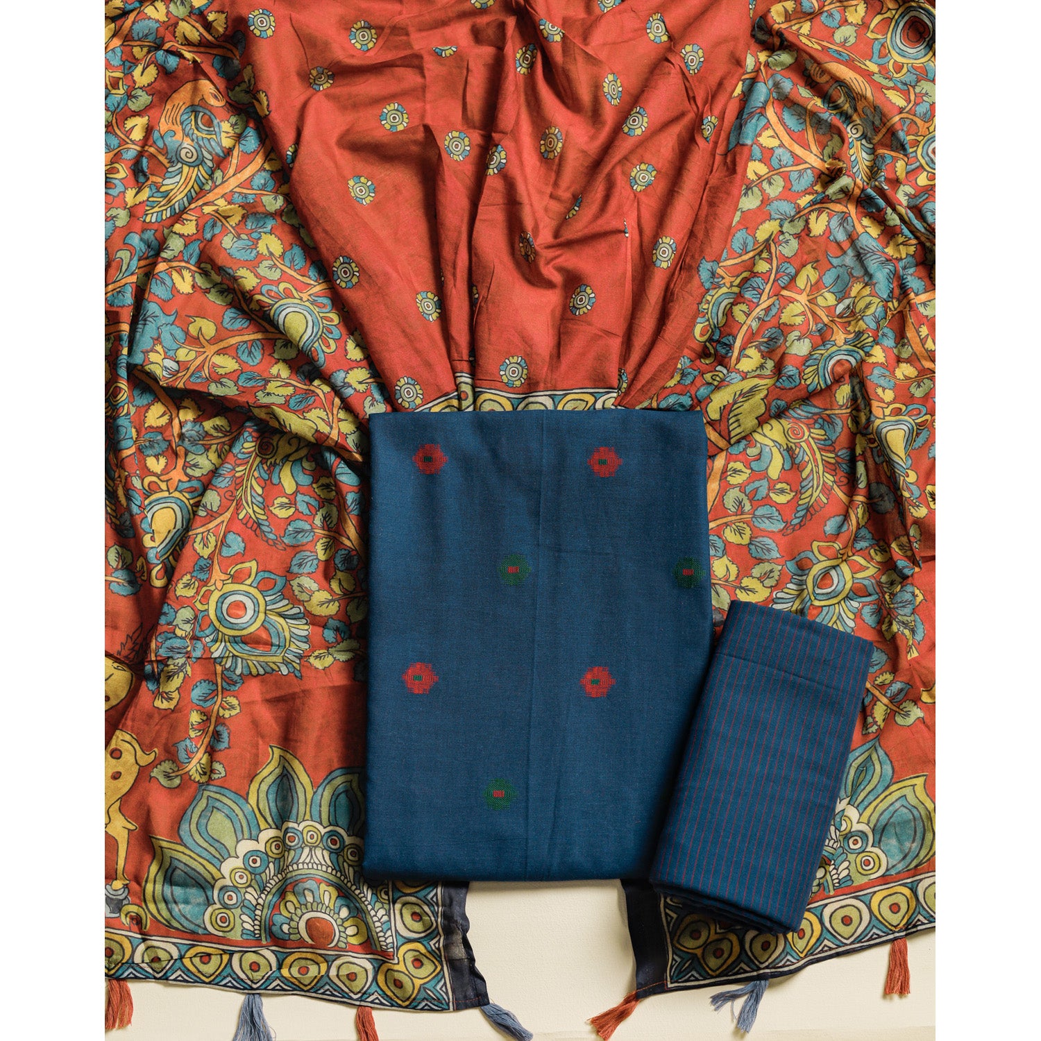 COTTON HANDLOOM SUIT SET