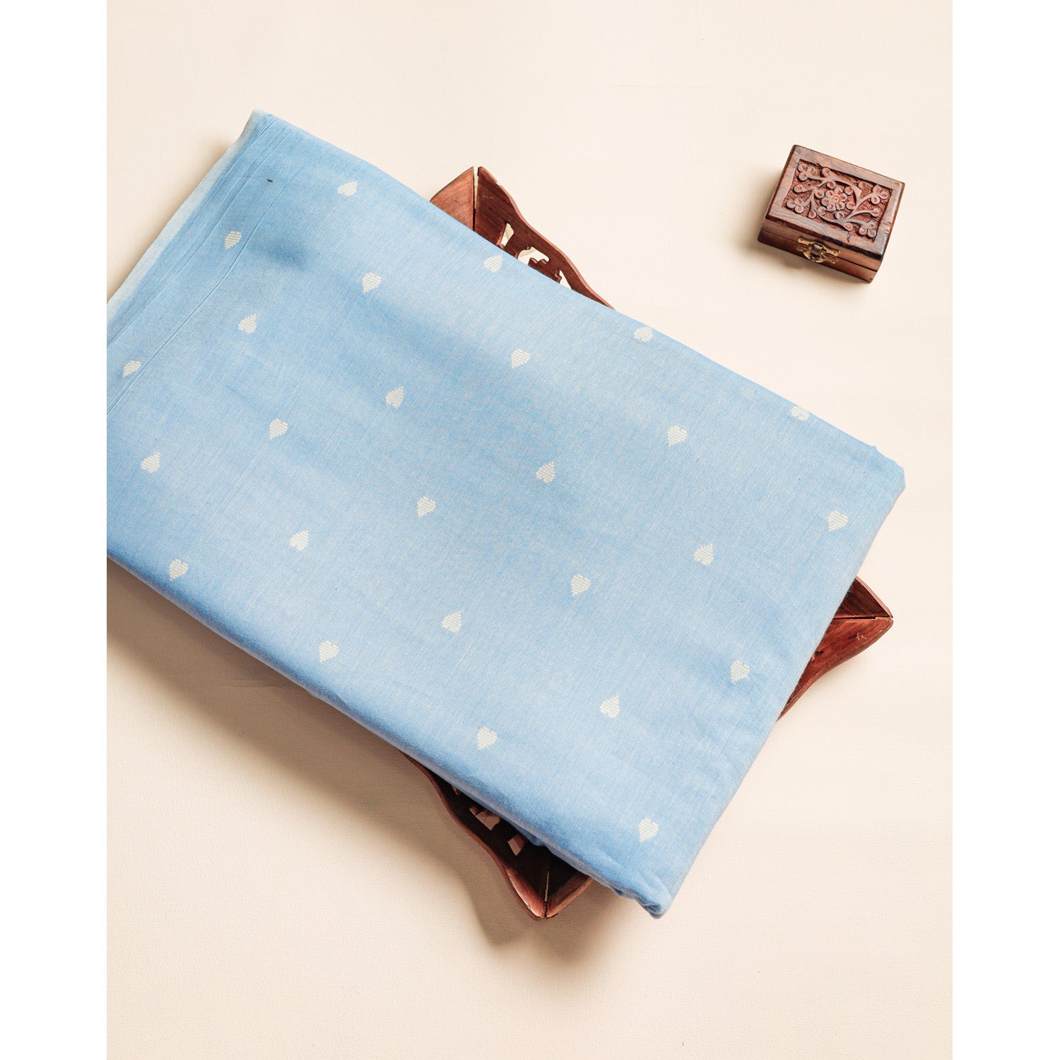 PURE MERCERIZED COTTON RAYON HANDLOOM FABRIC