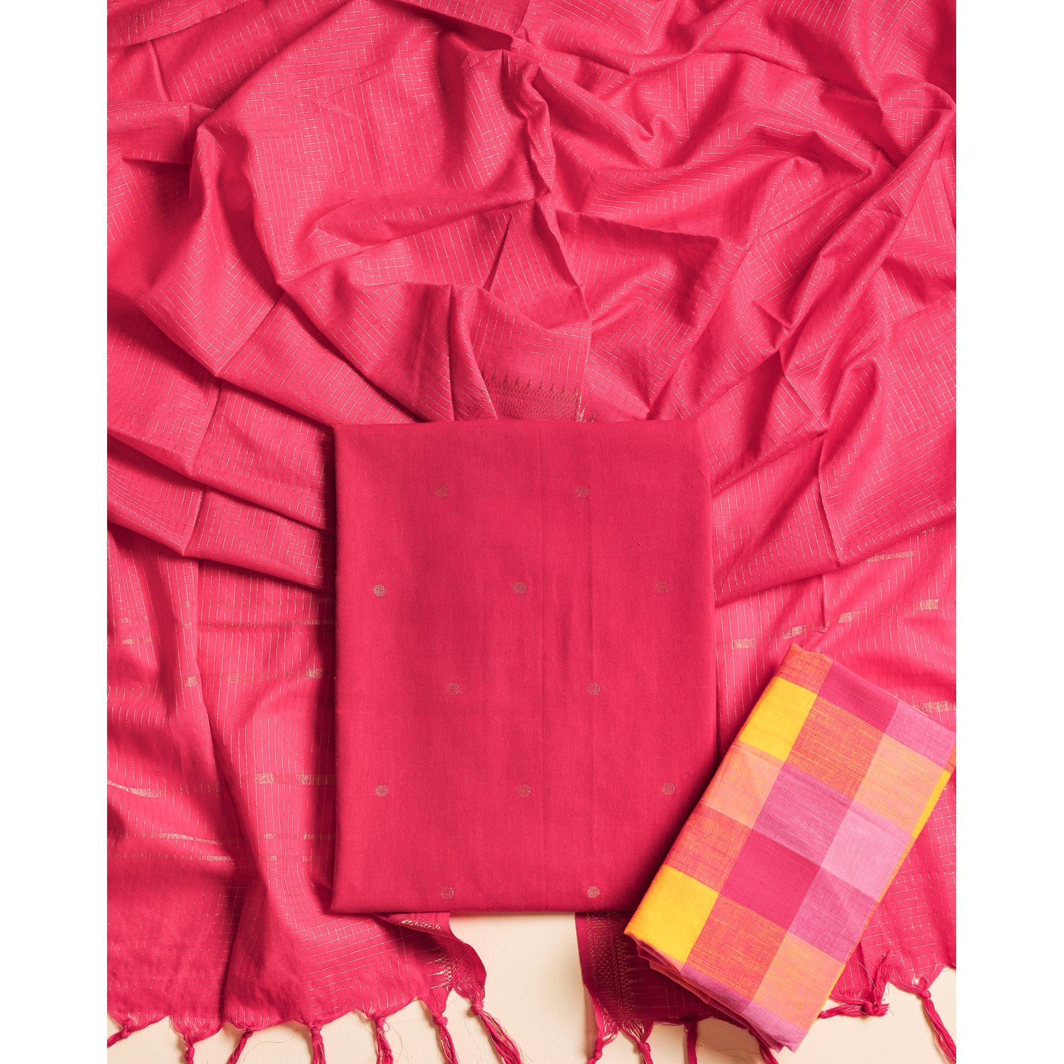 COTTON HANDLOOM SUIT SET