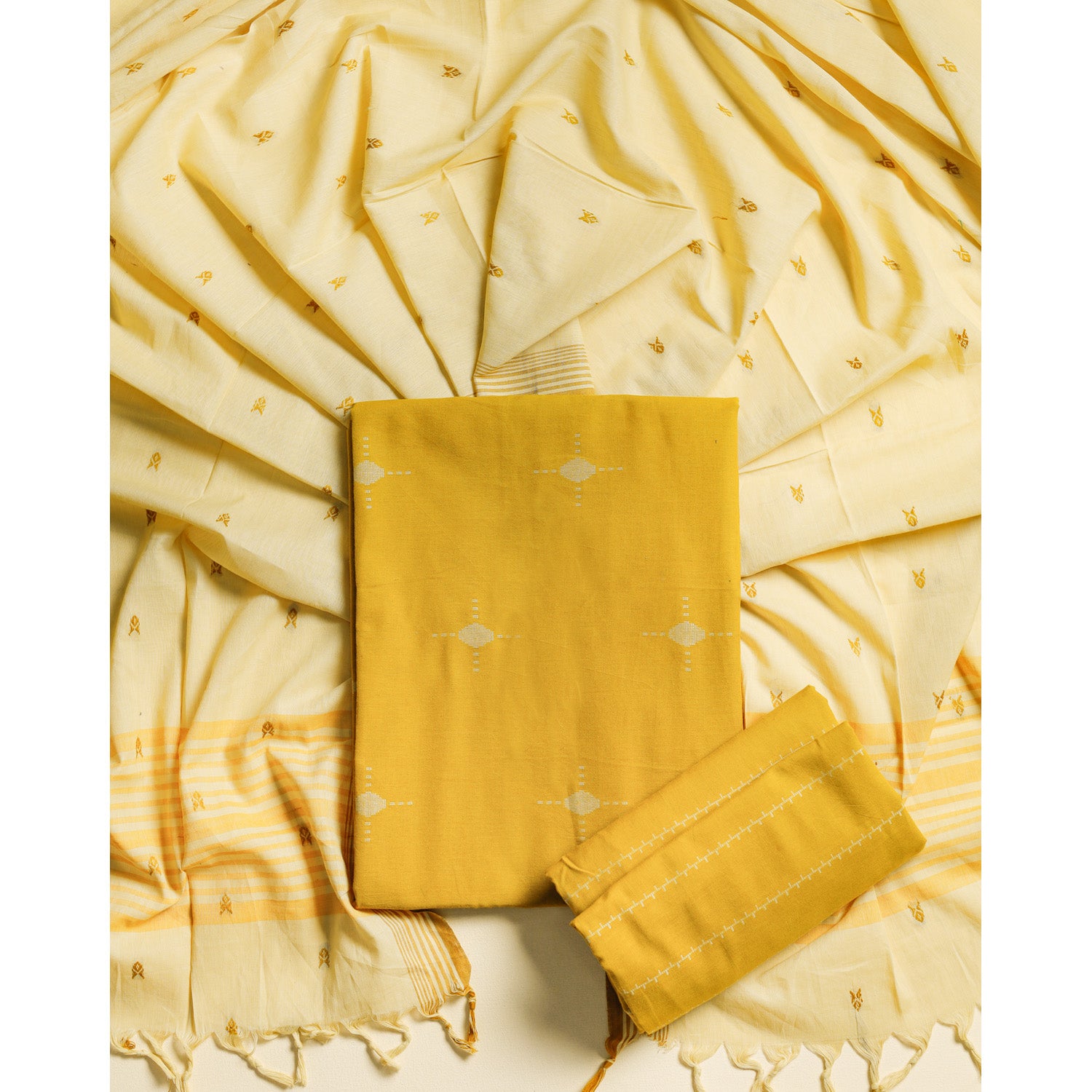 COTTON HANDLOOM SUIT SET