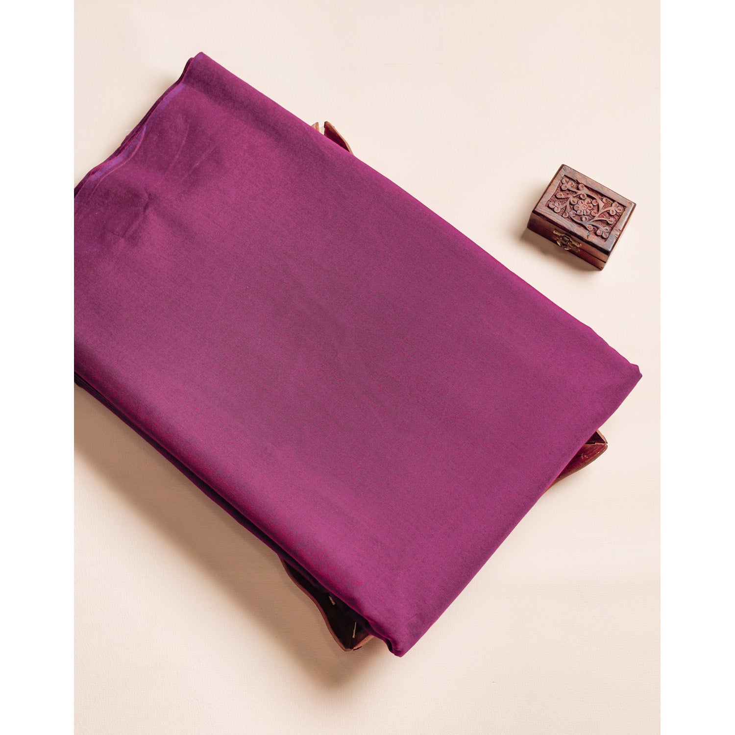 PURE MALAI COTTON PLAIN FABRIC
