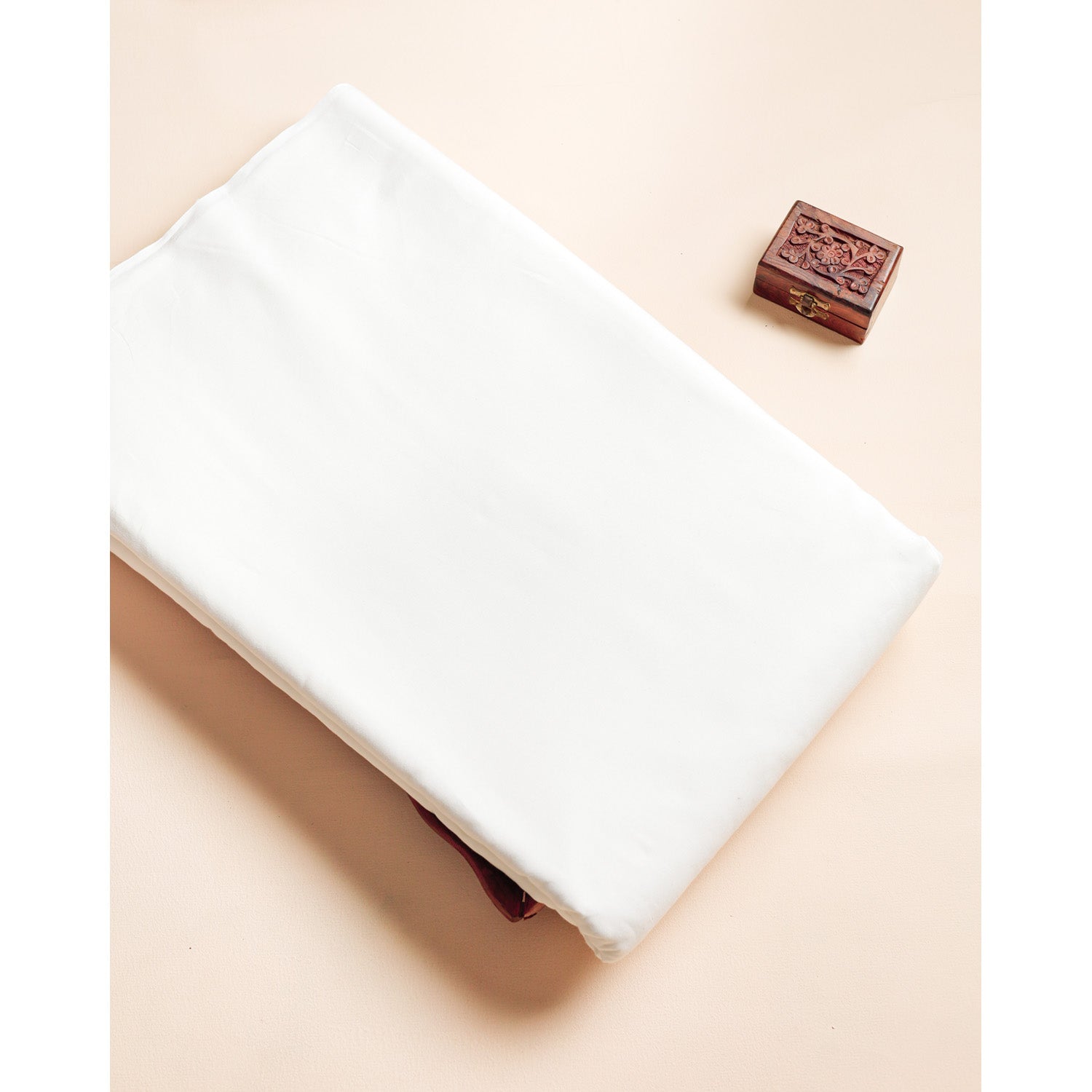 PURE MALAI COTTON PLAIN FABRIC