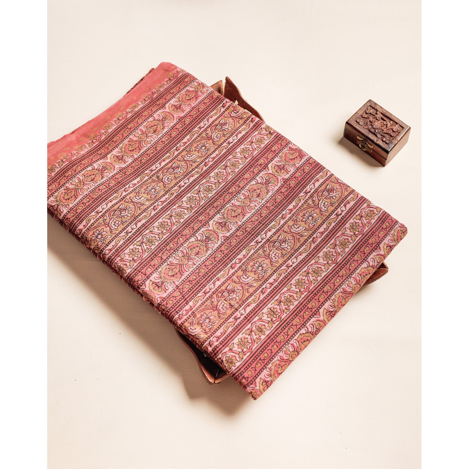 COTTON VANASPATHI BLOCK PRINTED FABRIC