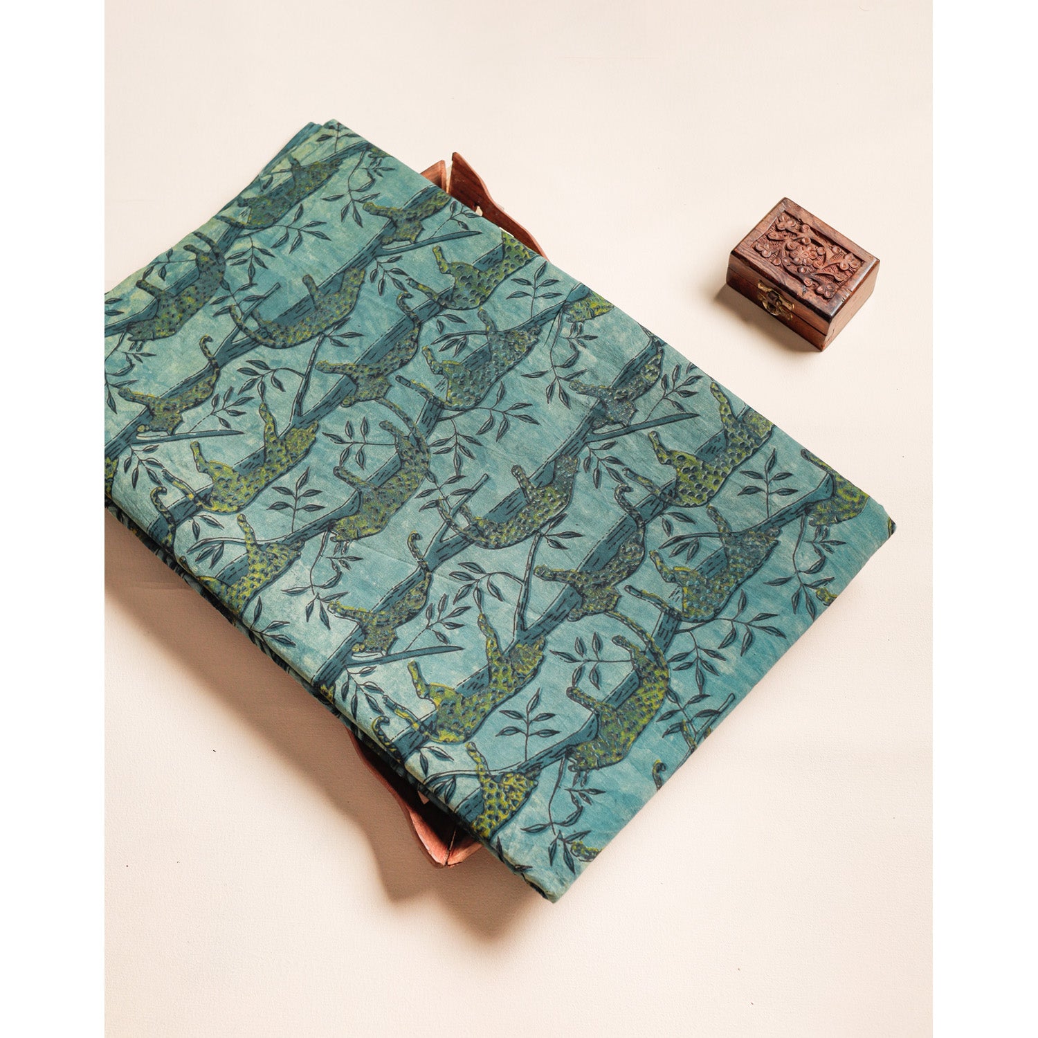 COTTON VANASPATHI BLOCK PRINTED FABRIC