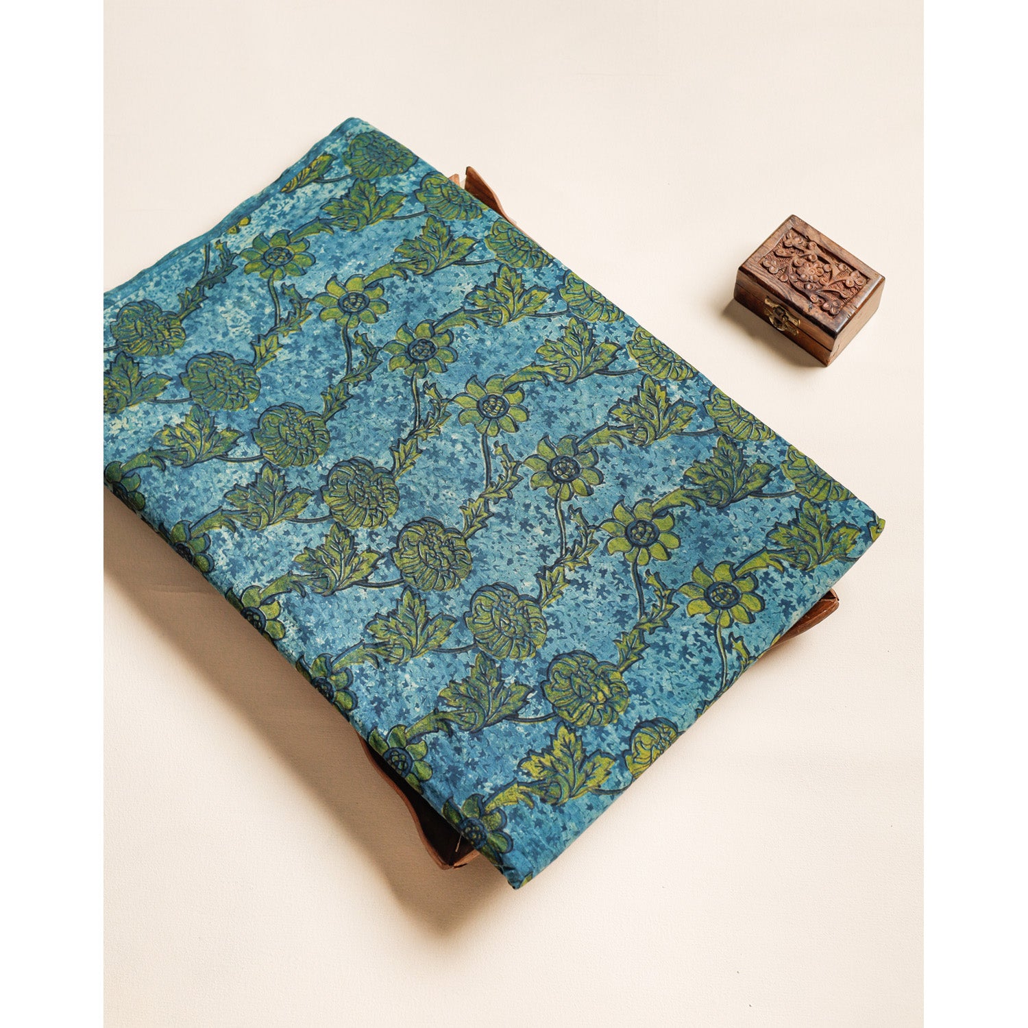 COTTON VANASPATHI BLOCK PRINTED FABRIC