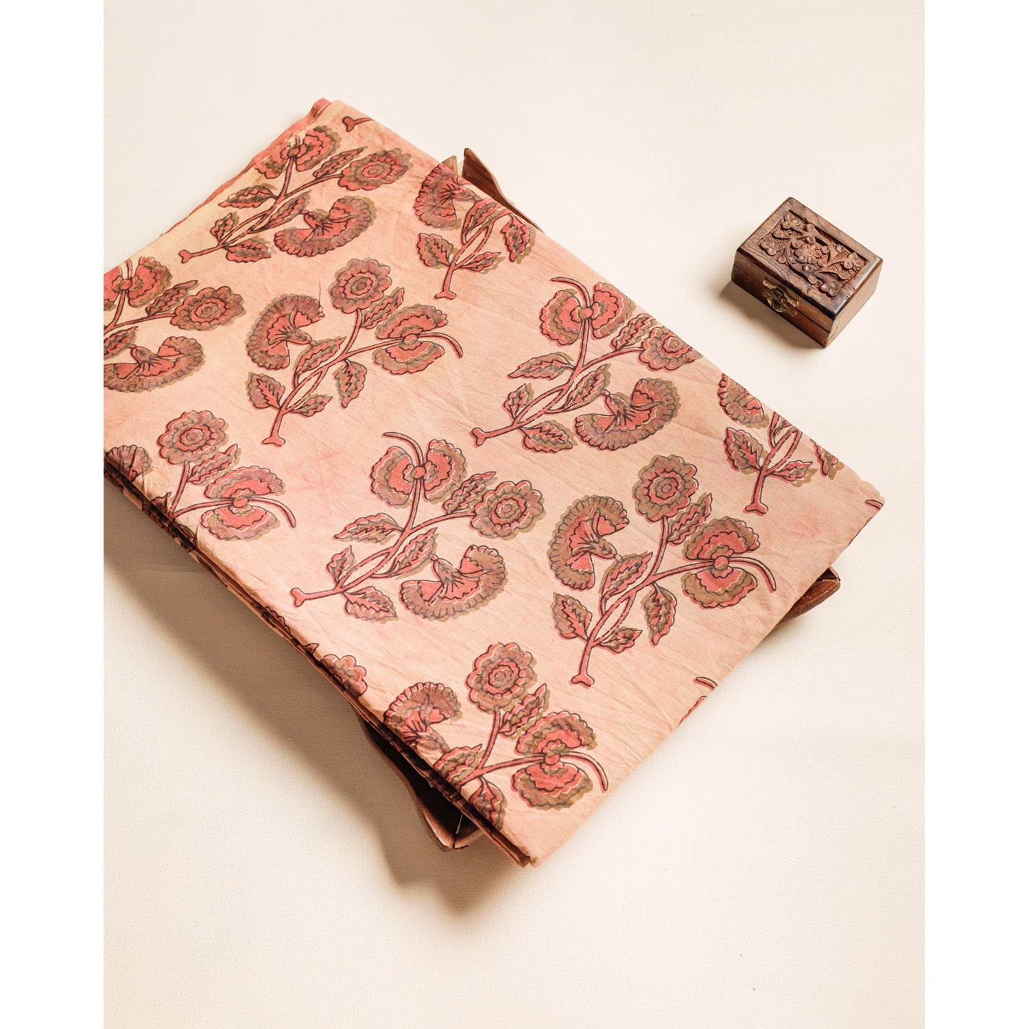 COTTON VANASPATHI BLOCK PRINTED FABRIC