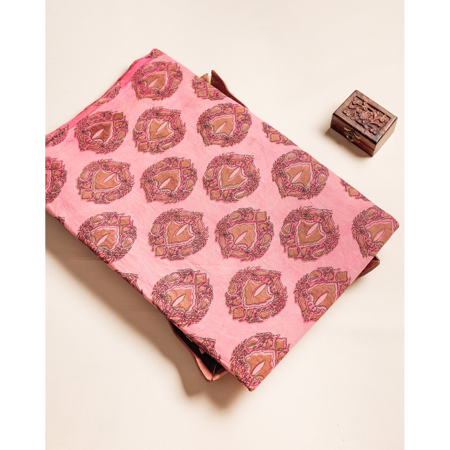 COTTON VANASPATHI BLOCK PRINTED FABRIC