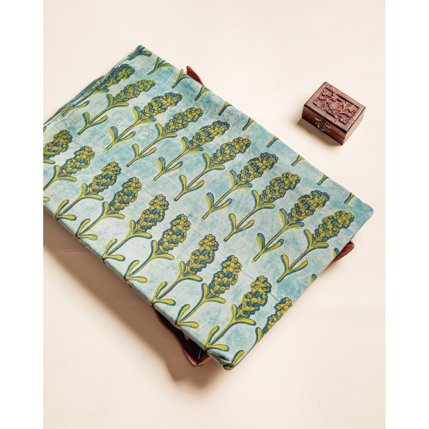 COTTON VANASPATHI BLOCK PRINTED FABRIC