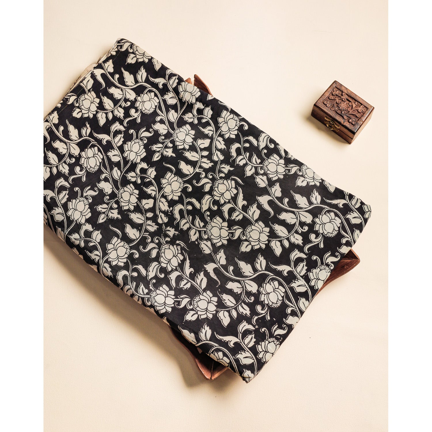 ASSAM SILK KALAMKARI FABRIC
