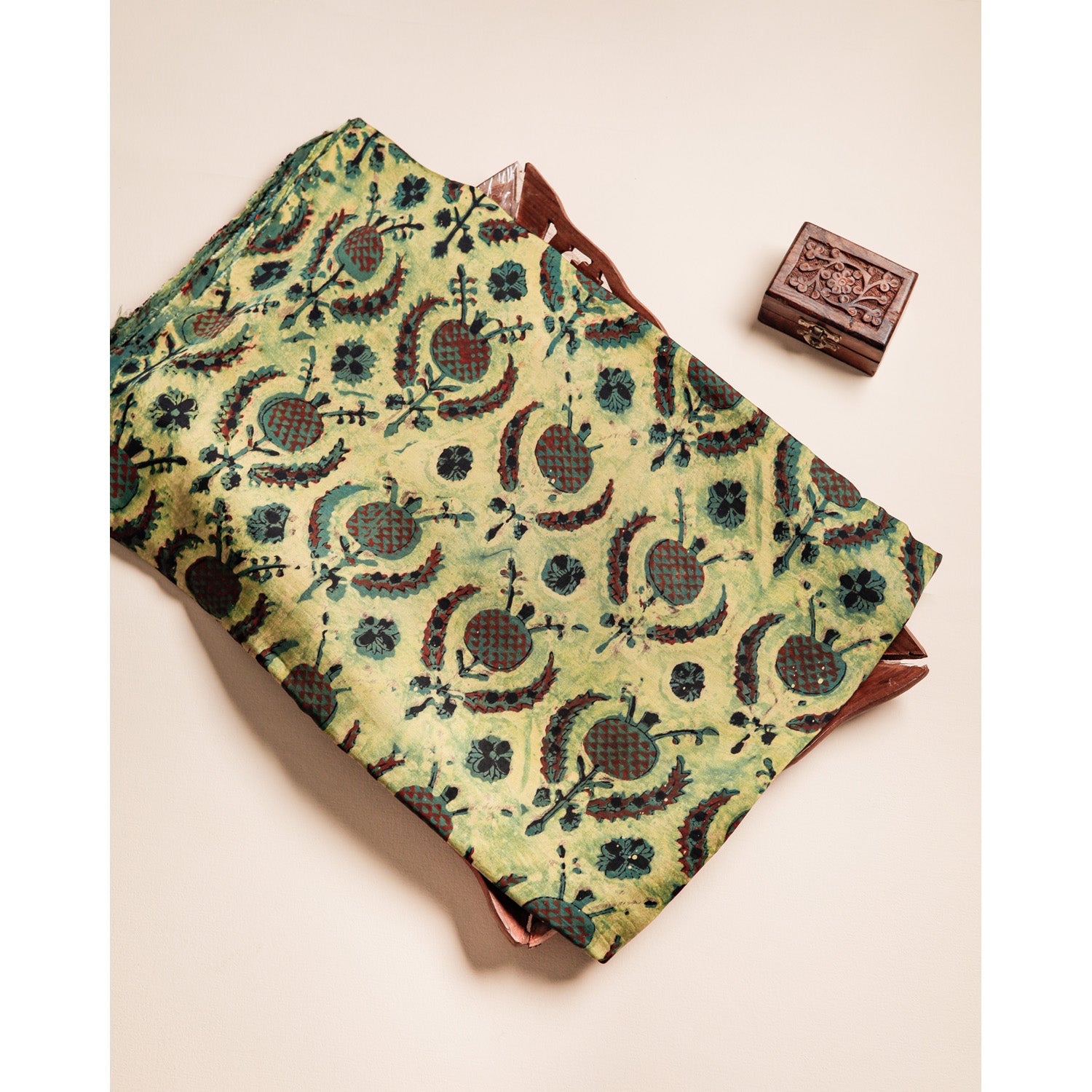 MODAL SILK VANASPATI PRINTED FABRIC