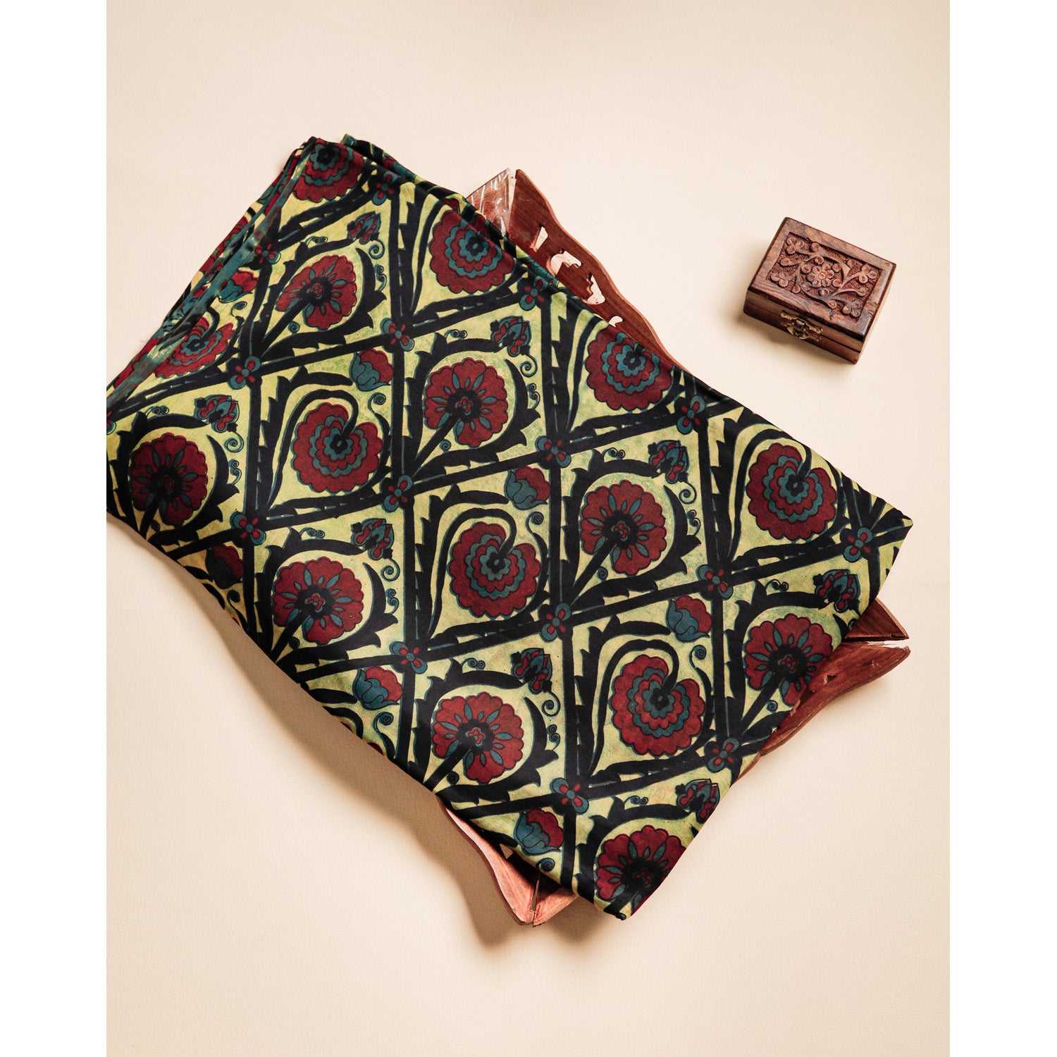 MODAL SILK VANASPATI PRINTED FABRIC