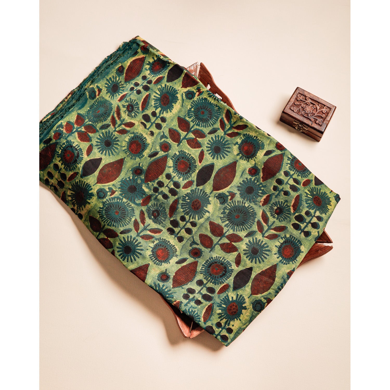 MODAL SILK VANASPATI PRINTED FABRIC