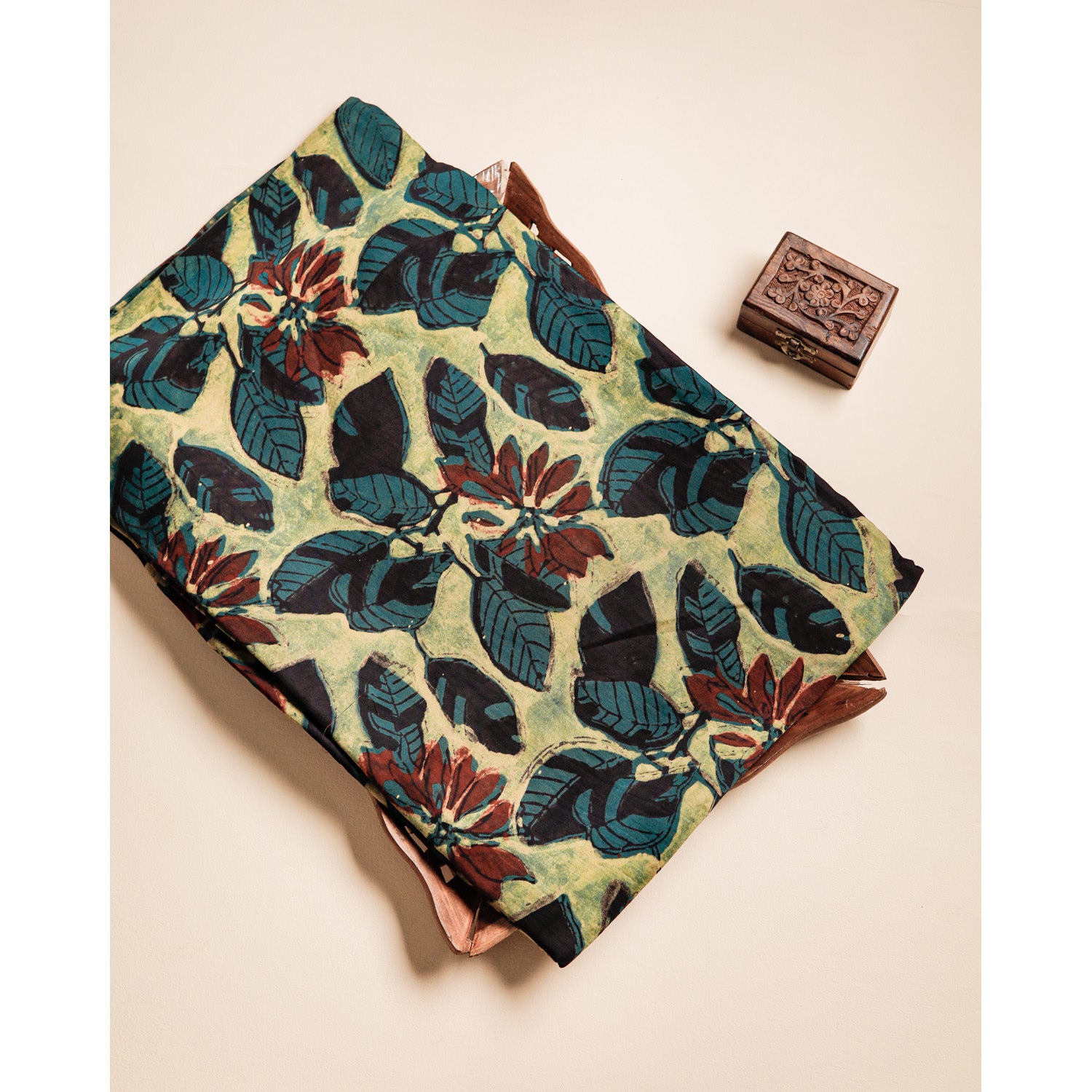 MODAL SILK VANASPATI PRINTED FABRIC