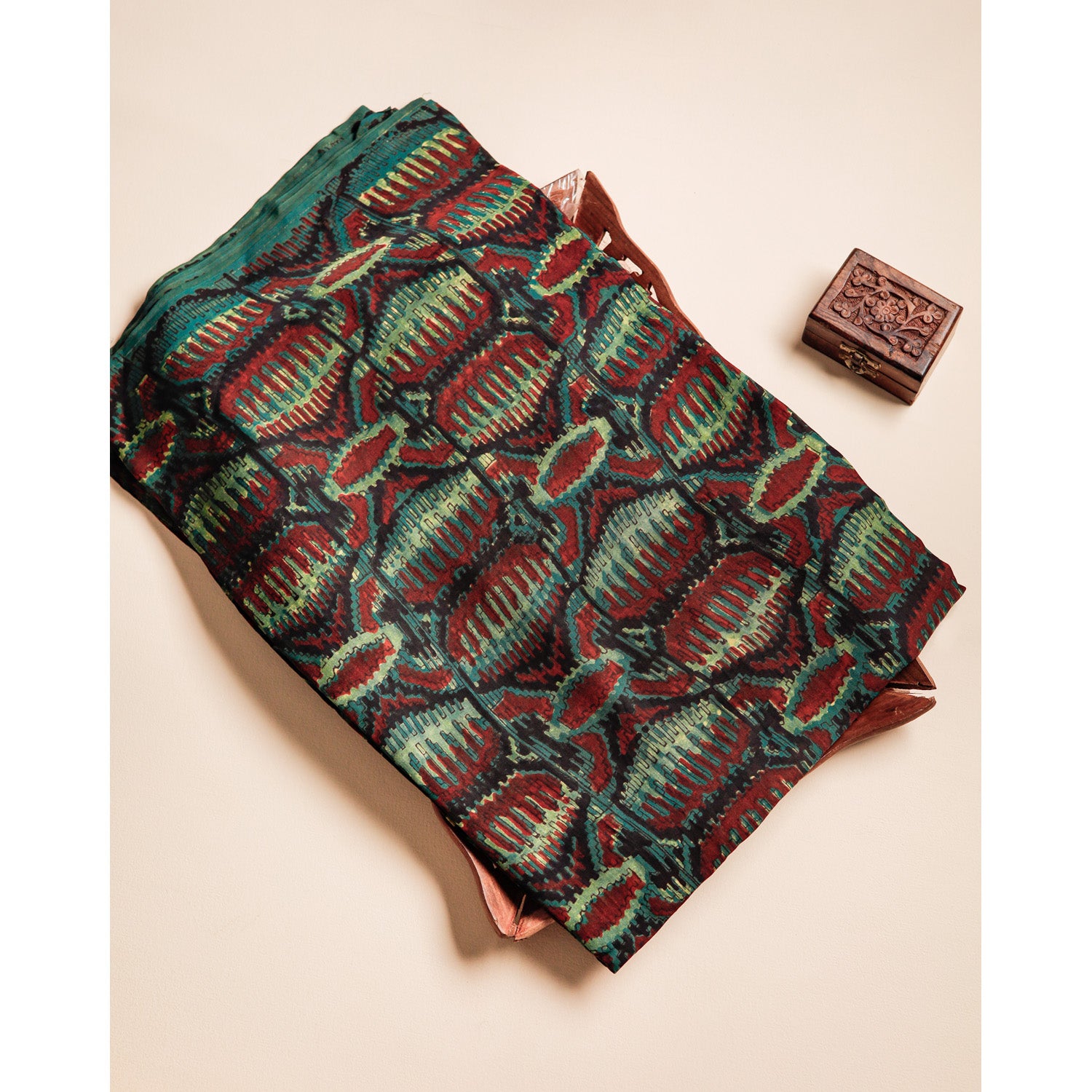MODAL SILK VANASPATI PRINTED FABRIC