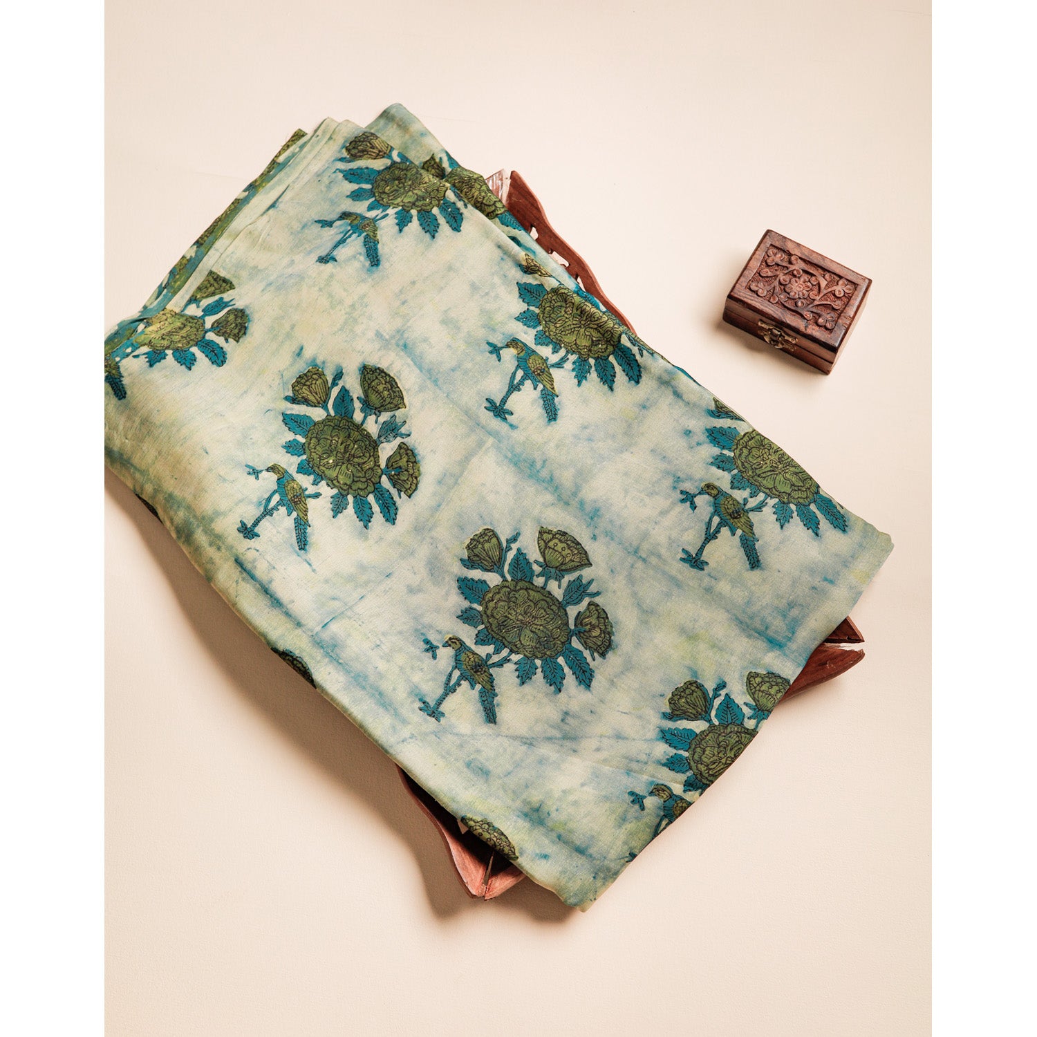 MODAL SILK VANASPATI PRINTED FABRIC