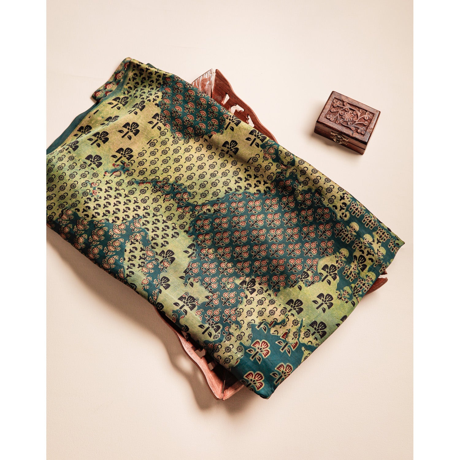 MODAL SILK VANASPATI PRINTED FABRIC