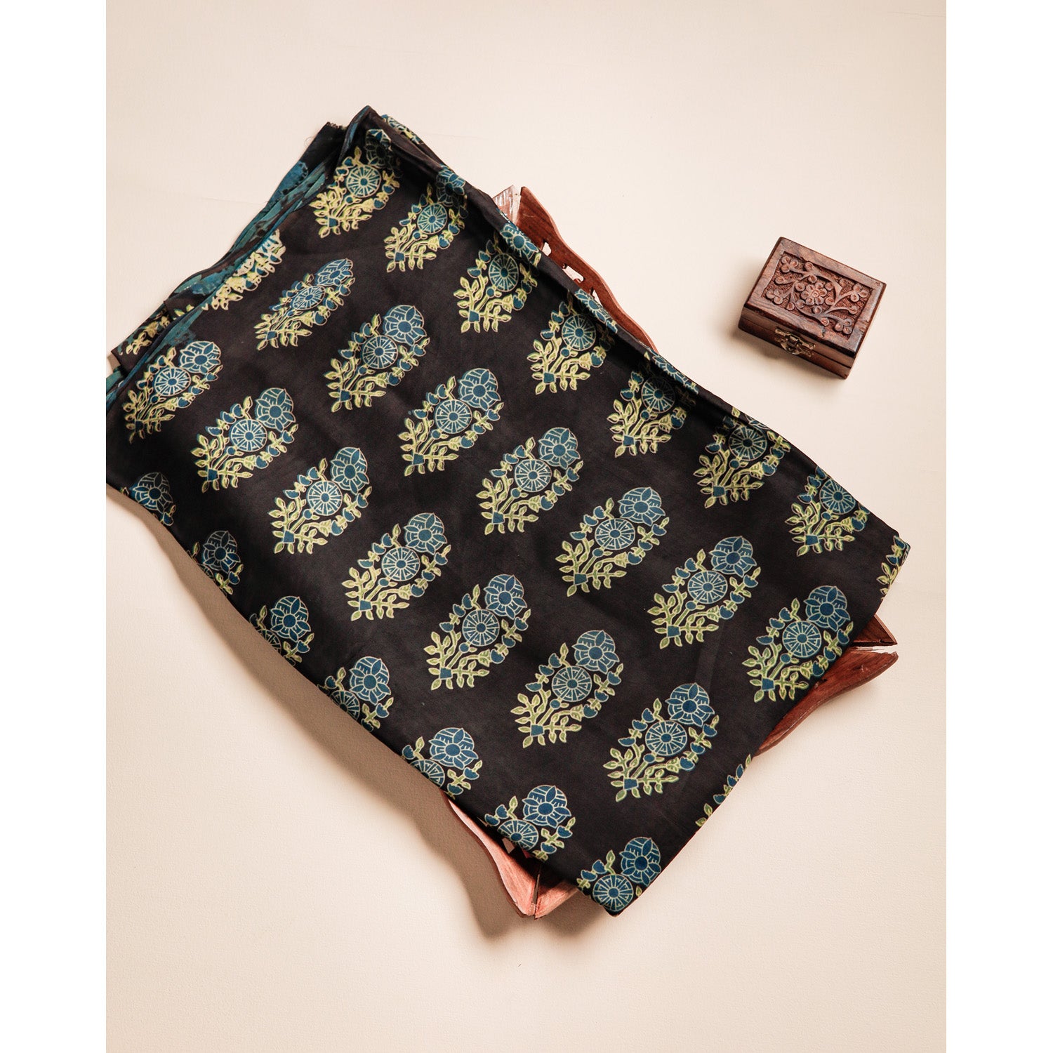 MODAL SILK VANASPATI PRINTED FABRIC