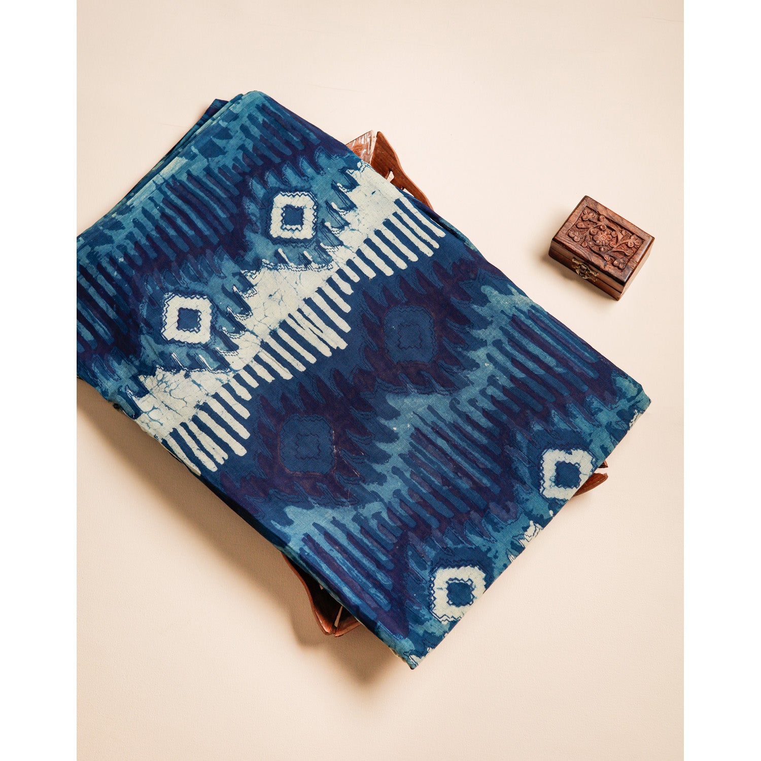 COTTON VANASPATHI BLOCK PRINTED FABRIC