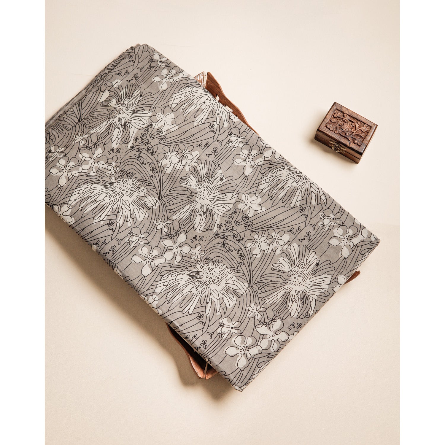 COTTON VANASPATHI BLOCK PRINTED FABRIC