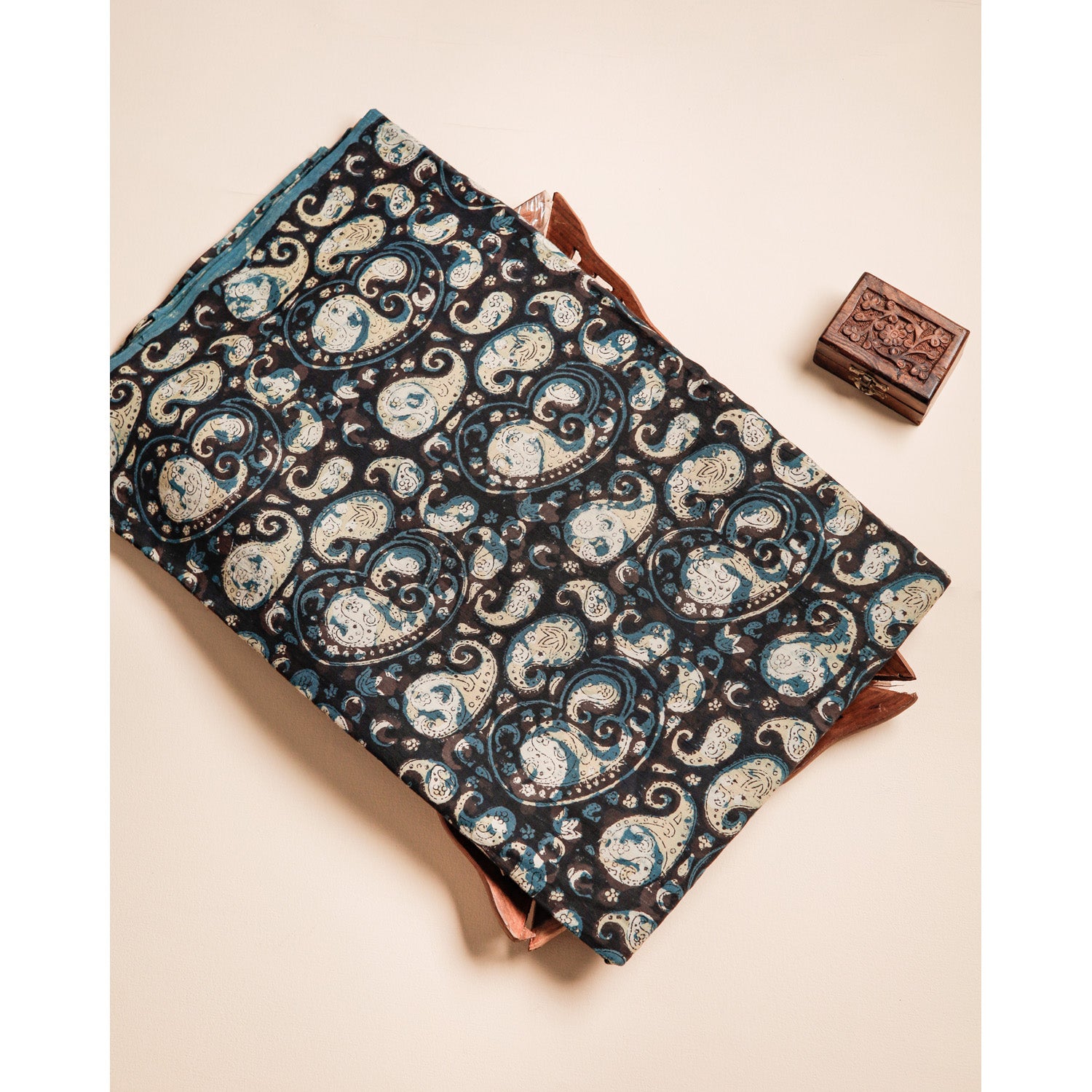 COTTON VANASPATHI BLOCK PRINTED FABRIC