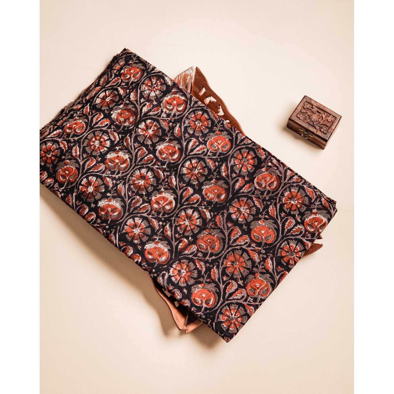 COTTON VANASPATHI BLOCK PRINTED FABRIC
