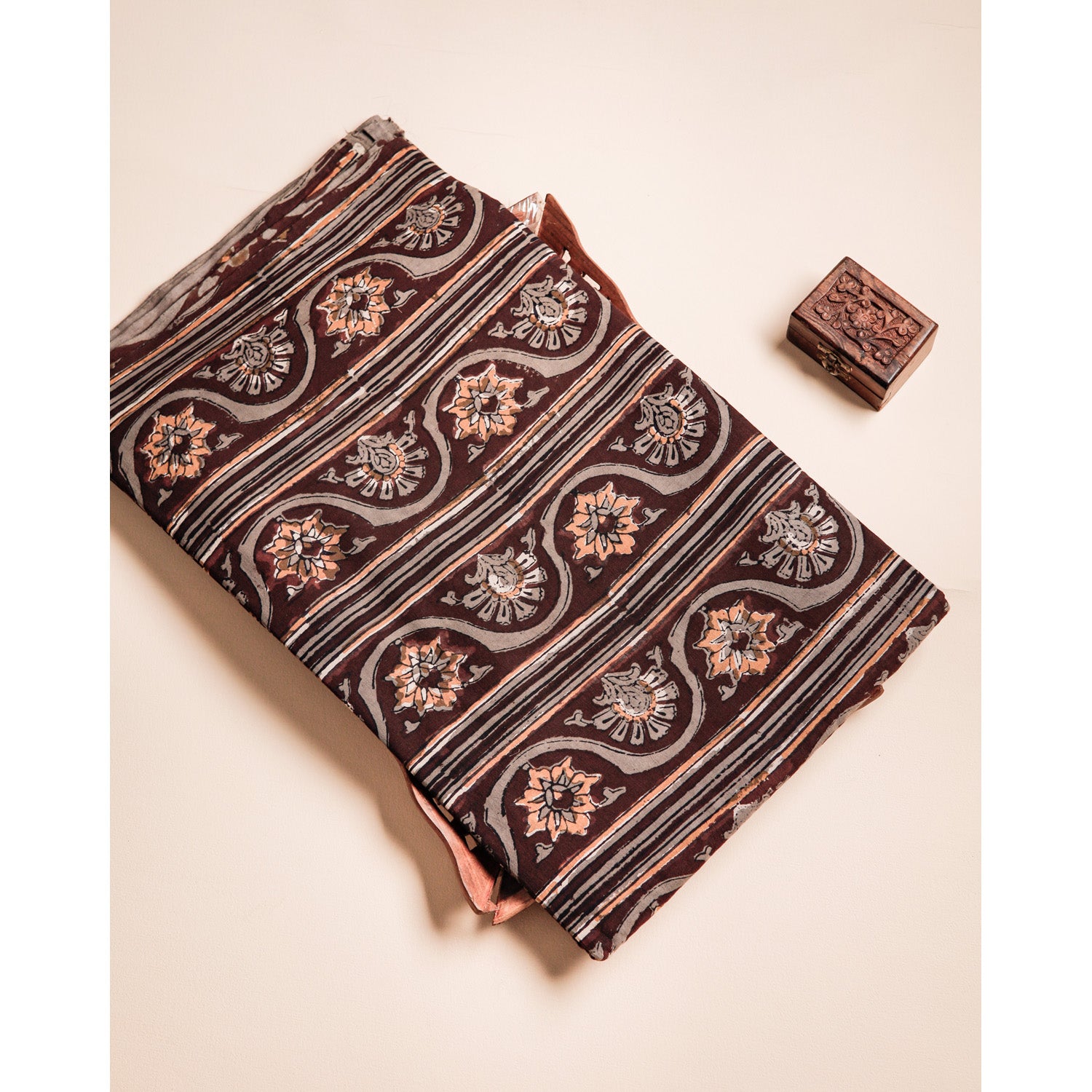 COTTON VANASPATHI BLOCK PRINTED FABRIC