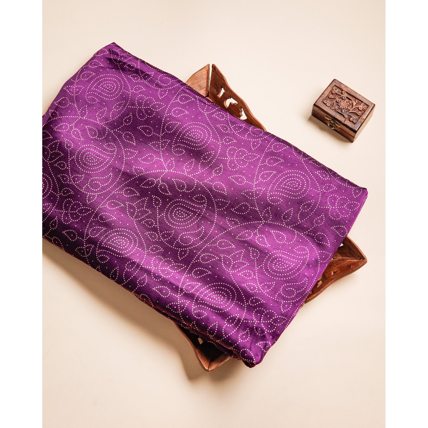 MASHRU SILK PRINTED FABRIC