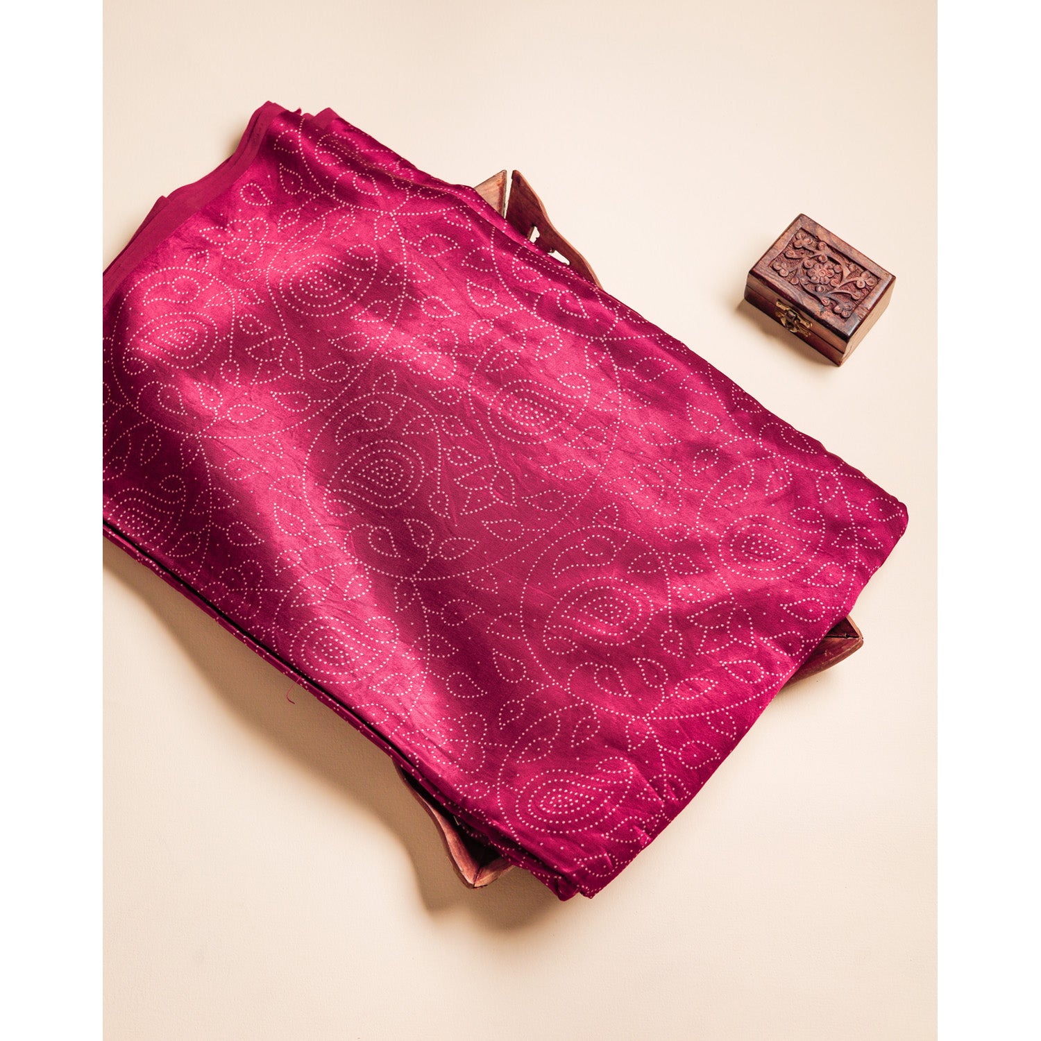 MASHRU SILK PRINTED FABRIC