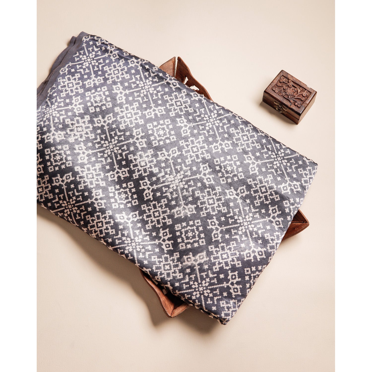 MASHRU SILK PRINTED FABRIC