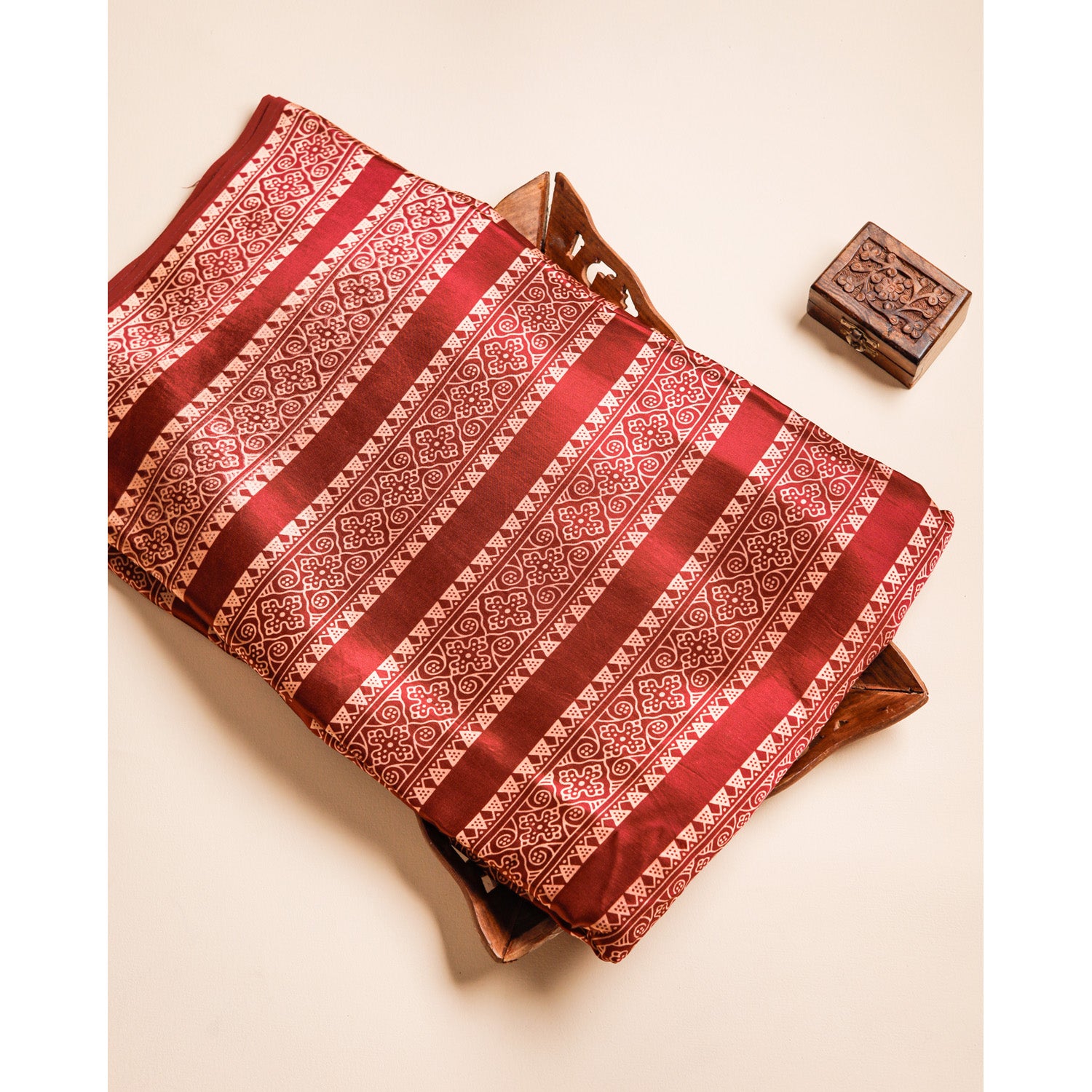 MASHRU SILK PRINTED FABRIC
