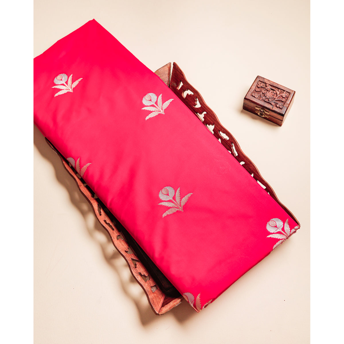 PURE BANARASI BROCADE SILK FABRIC