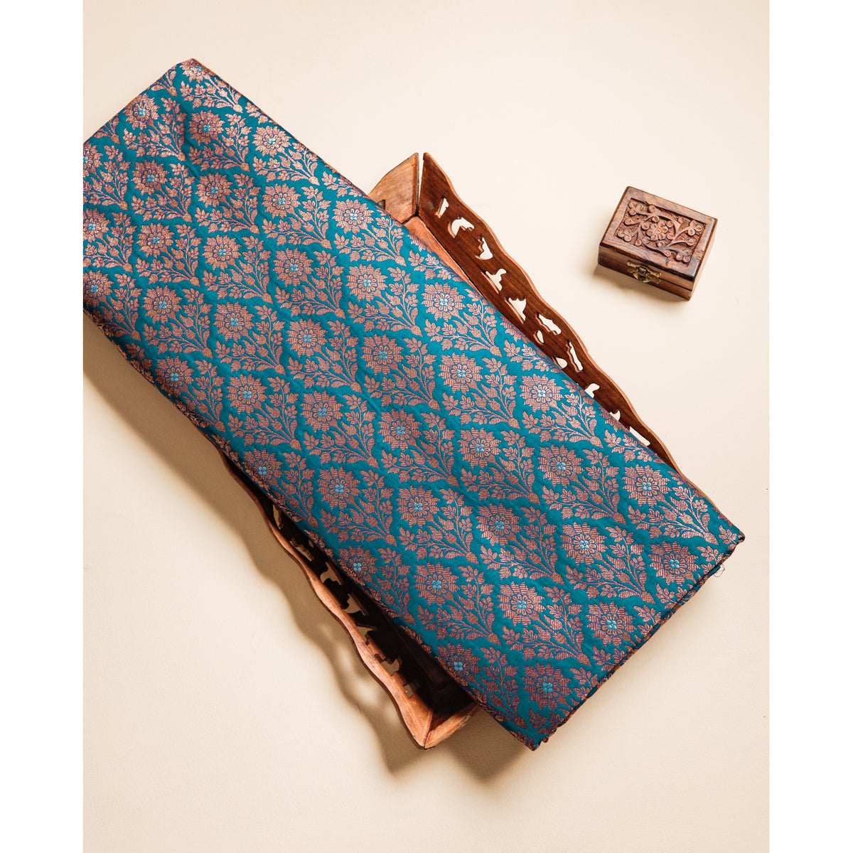PURE BANARASI BROCADE SILK FABRIC