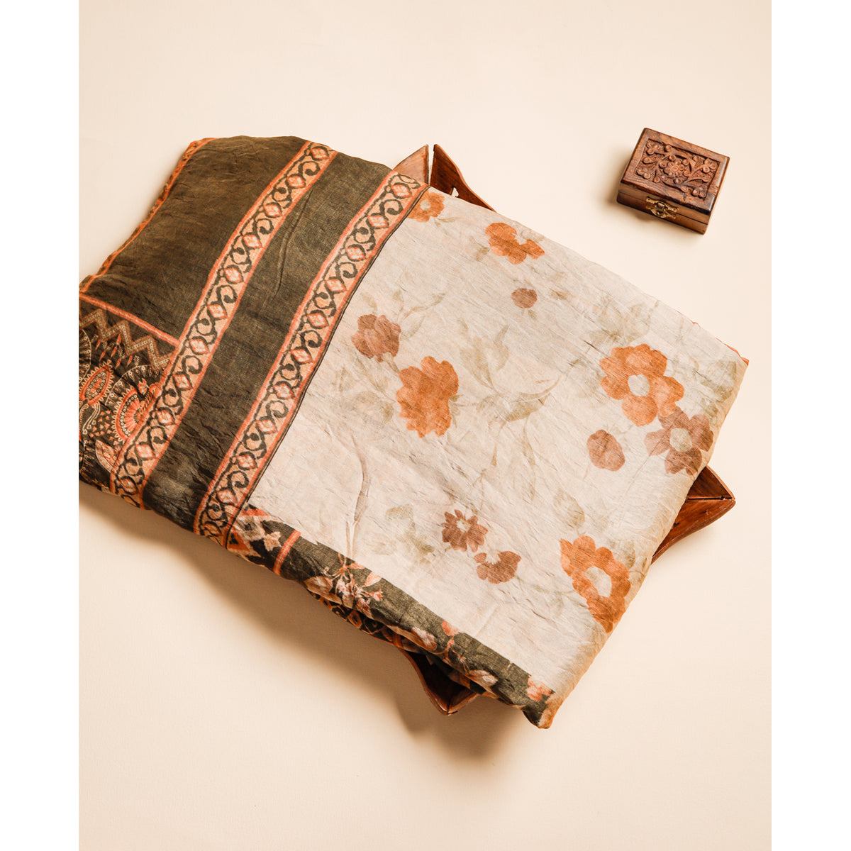 MOGRA CHANDERI PRINTED FABRIC