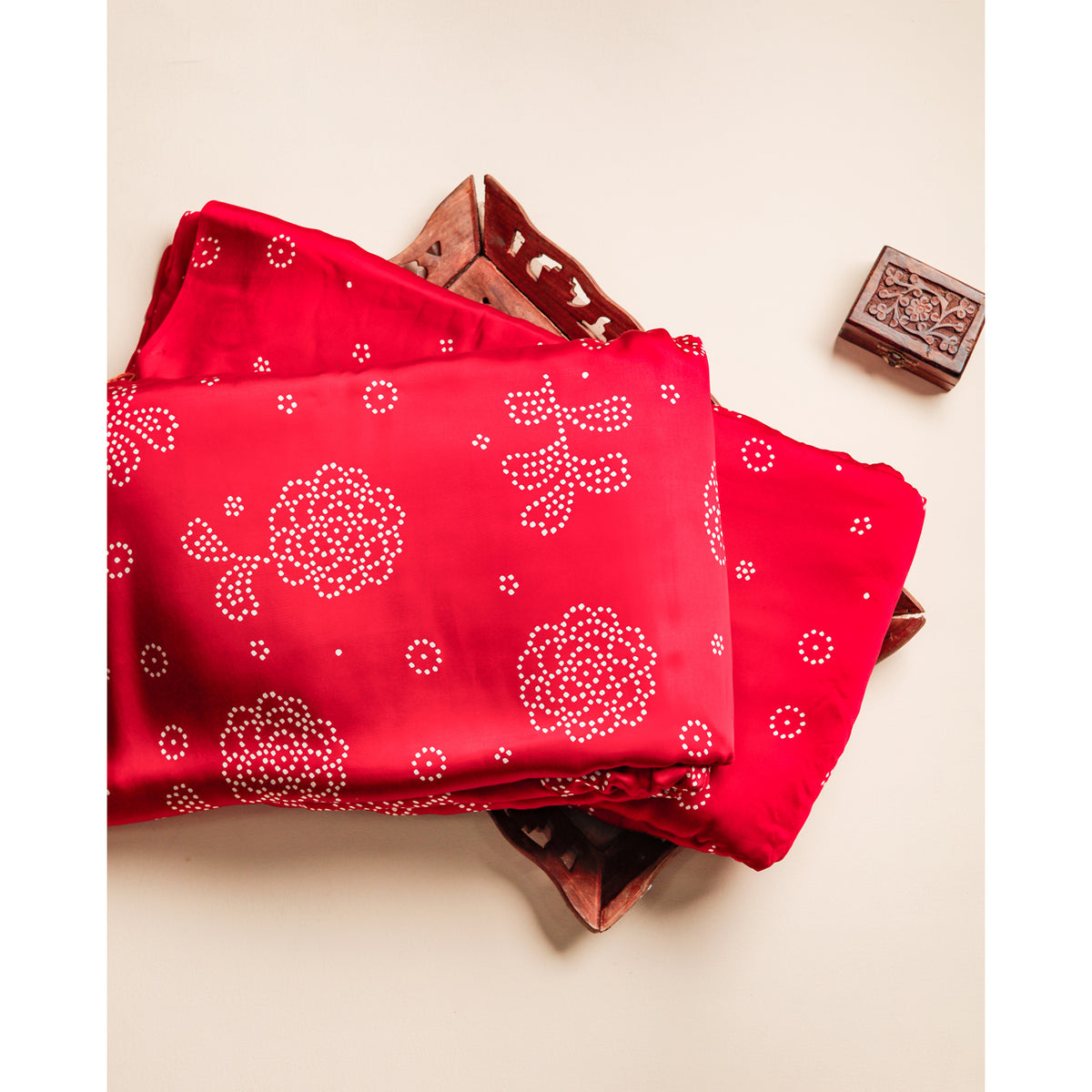 PURE MODAL SATIN BANDHANI PRINTED MIX & MATCH