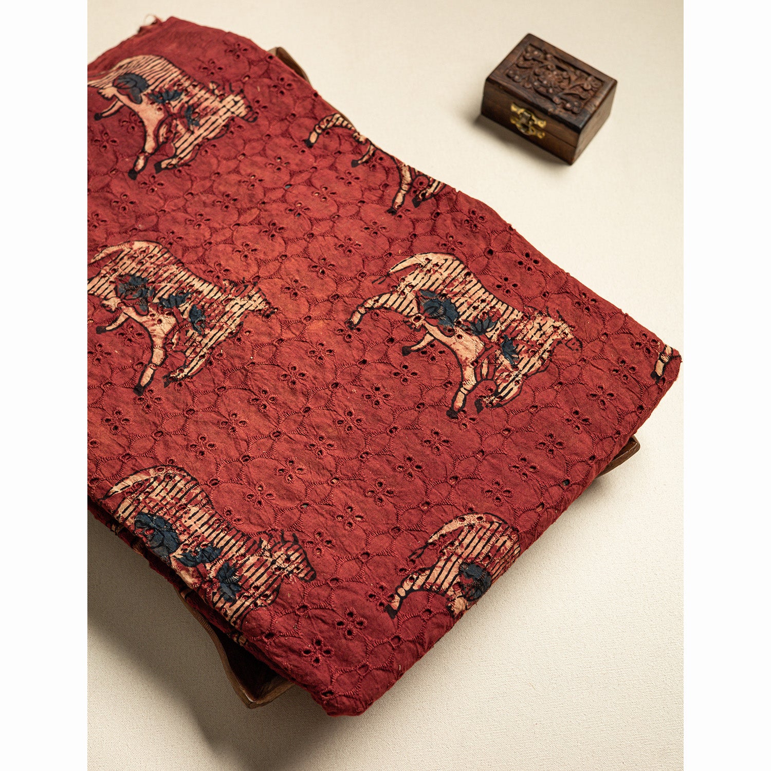 Ajrakh Cotton Hakoba Fabric