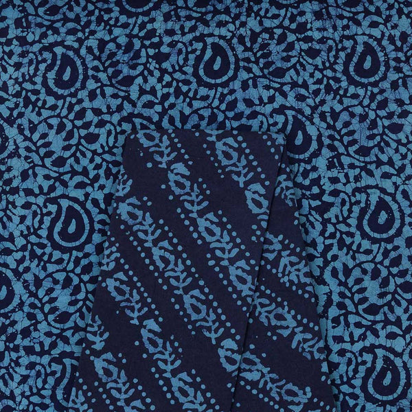 Co-Ord Set Of Cotton Wax Batik Printed Fabric & Cotton Wax Batik Printed Fabric [2.50 Mtr Each]