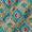 Cotton Linen Feel Pastel Green Colour Mughal Print Fancy Fabric Online R9748DA1