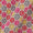 Cotton Linen Feel Off White Colour Geometric Print Fancy Fabric Online R9748DG